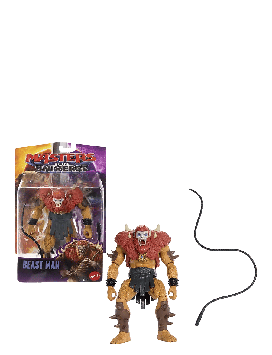 Motu - 2026 Movie Beast Man 5.5 Inch Action Figure Villain Toy with Whip - actionfigurer - multicolor - 1