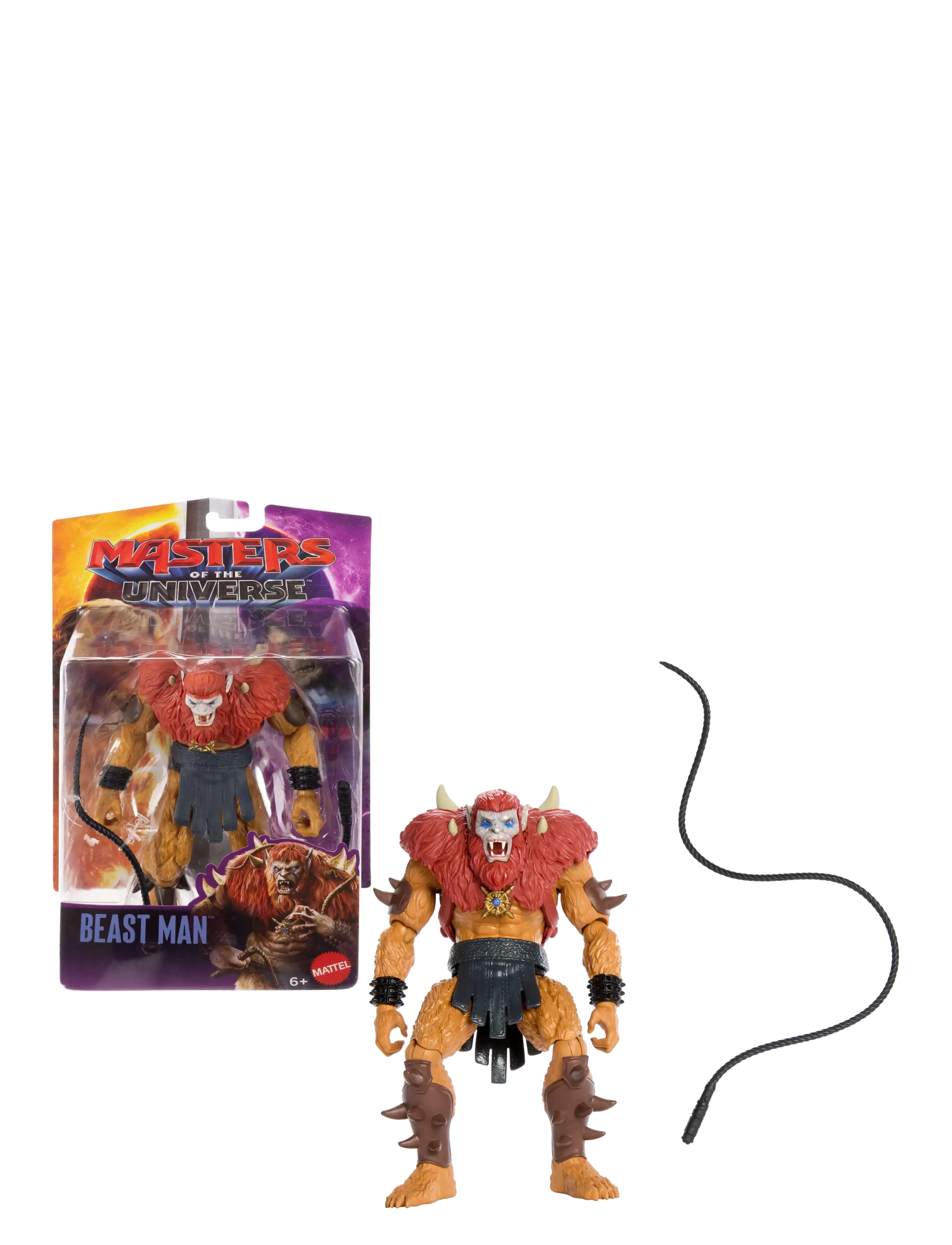 Motu 2026 Movie Beast Man 5.5 Inch Action Figure Villain Toy with Whip - Leksaker - MULTICOLOR / multi
