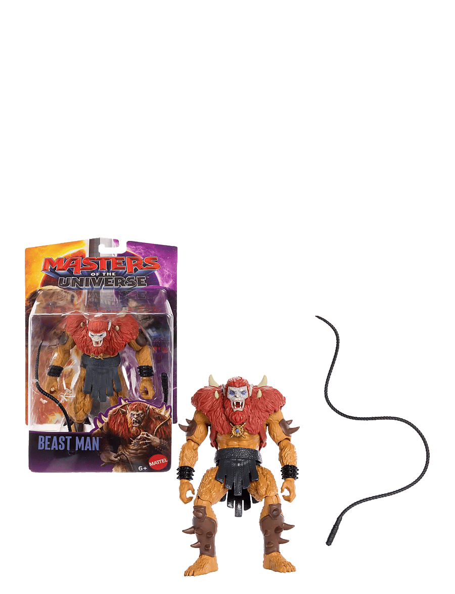 Motu - 2026 Movie Beast Man 5.5 Inch Action Figure Villain Toy with Whip - tegelaskujud - multicolor - 1