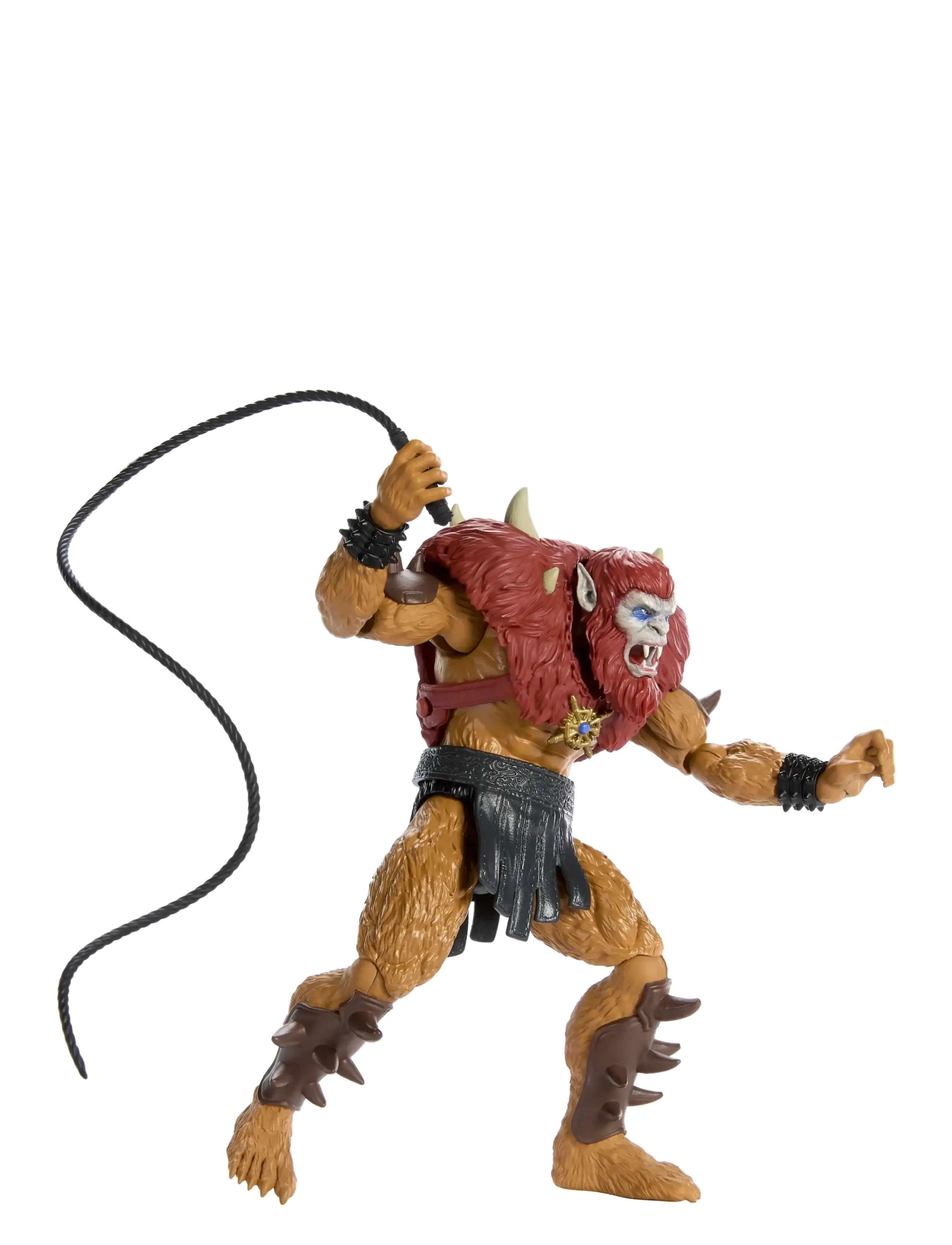 Motu - 2026 Movie Beast Man 5.5 Inch Action Figure Villain Toy with Whip - actionfigurer - multicolor - 3