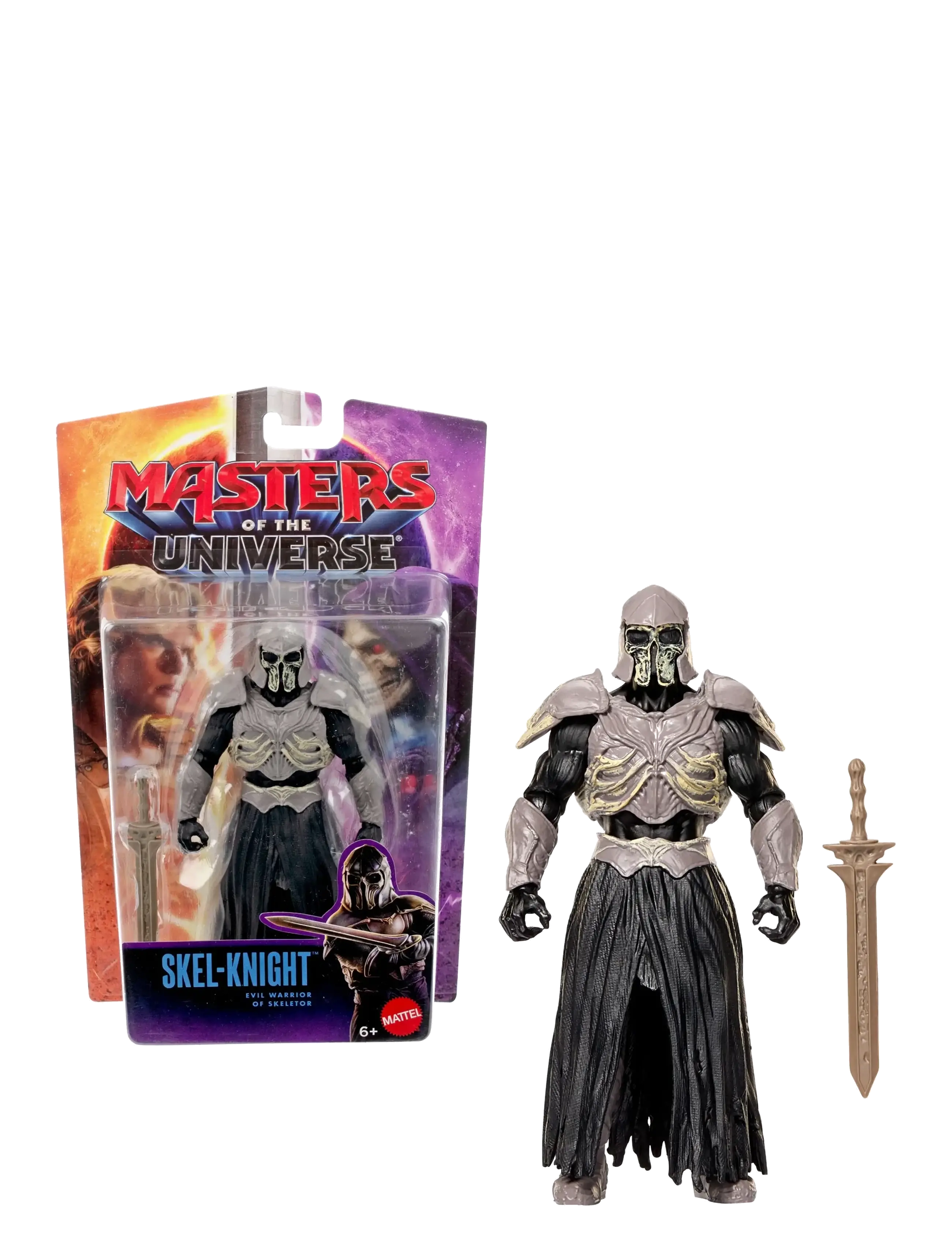Motu 2026 Movie Skel-Knight 5.5 Inch Action Figure Villain Toy & Sword, Børn, Action Figures, Sort, Str: ONE SIZE