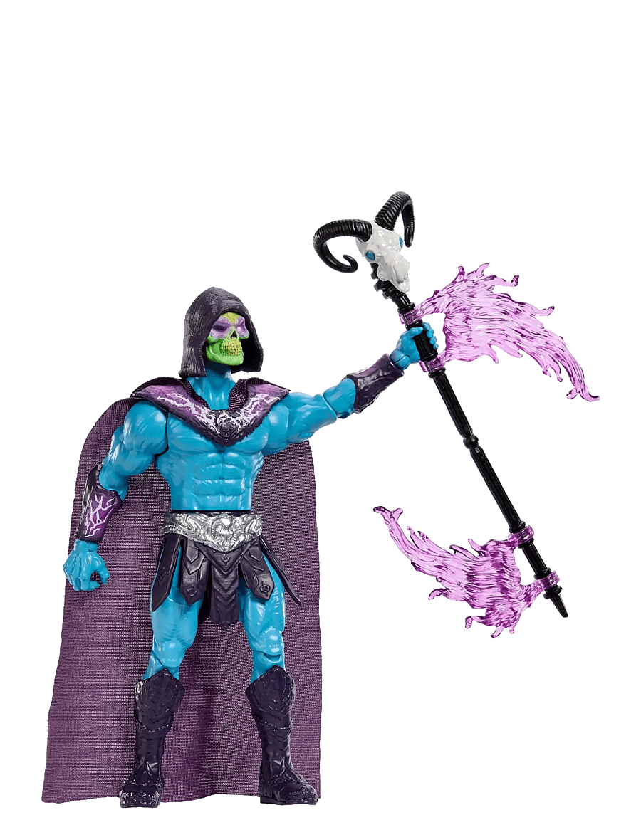 Motu - Skeletor Havoc Staff Attack Feature Figure, 5.5 Inch Twist & Release Toy - varoņu figūras - multicolor - 3