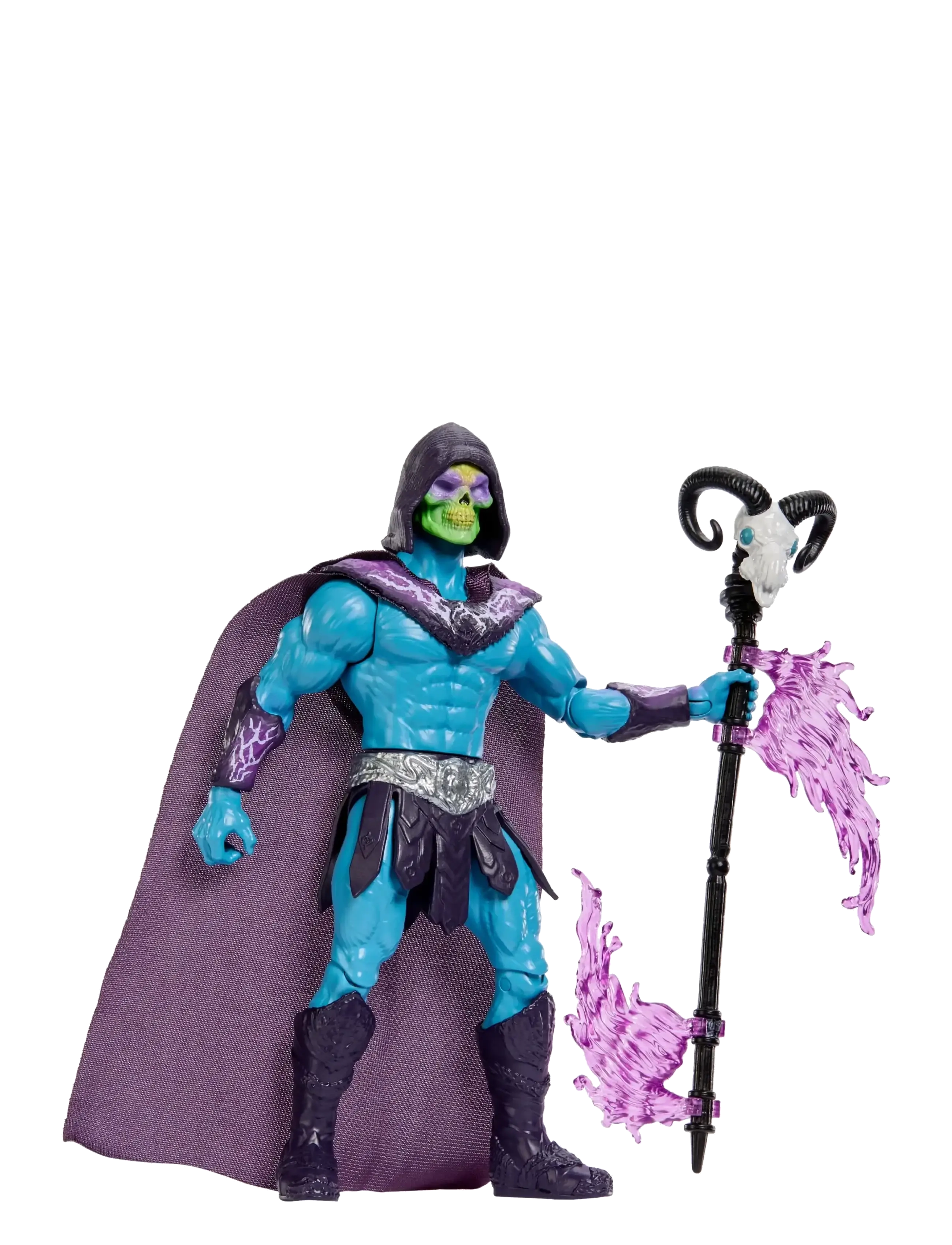 Motu - Skeletor Havoc Staff Attack Feature Figure, 5.5 Inch Twist & Release Toy - varoņu figūras - multicolor - 5