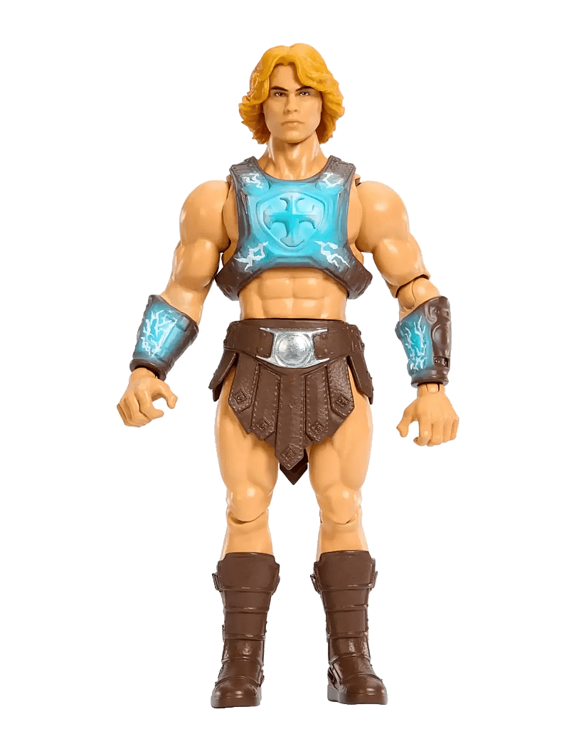 Motu - He-Man Power Sword Slash Feature Figure Toy, 5.5 Inch Twist & Release Action - actionfigurer - multicolor - 0