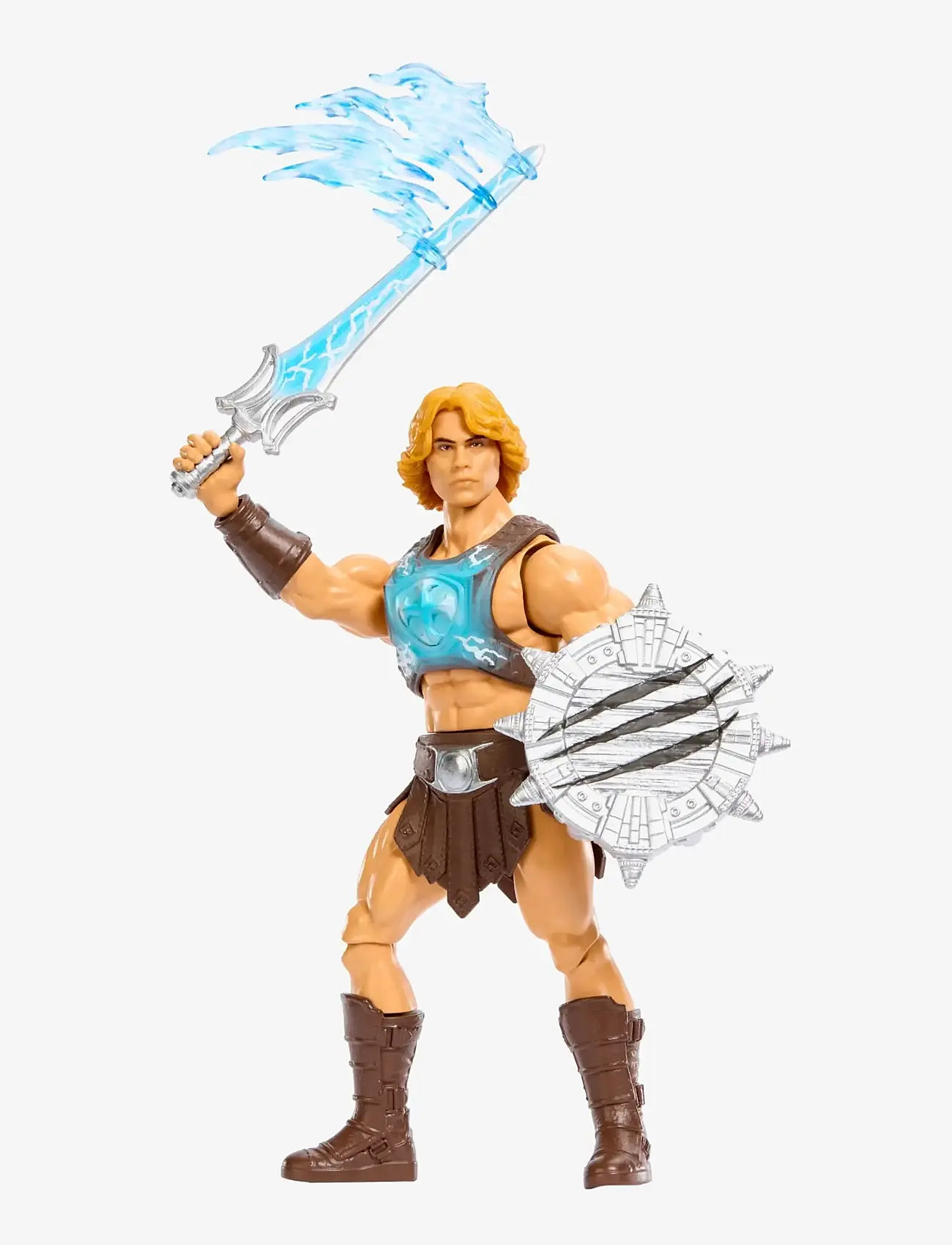 Motu - He-Man Power Sword Slash Feature Figure Toy, 5.5 Inch Twist & Release Action - actionfigurer - multicolor - 3