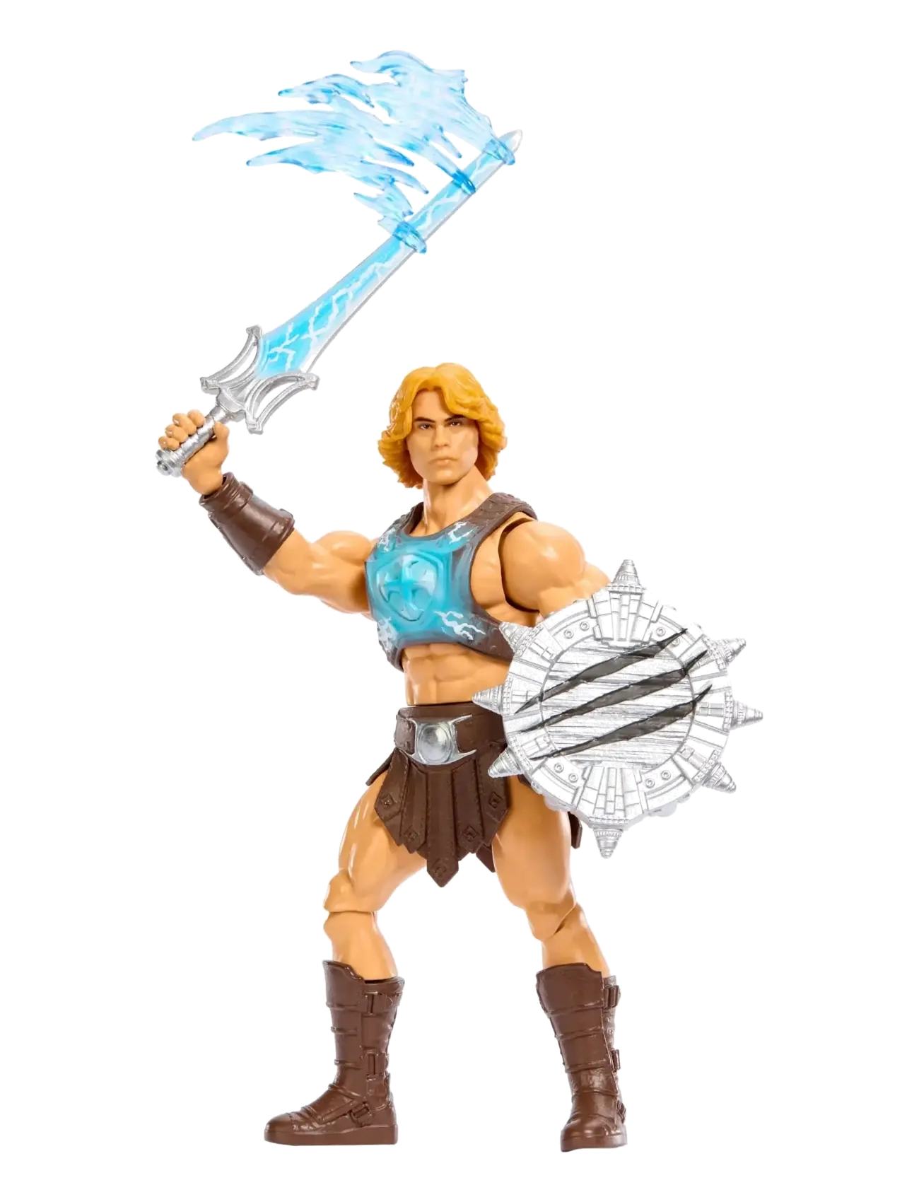 Motu - He-Man Power Sword Slash Feature Figure Toy, 5.5 Inch Twist & Release Action - kangelaskujukesed - multicolor - 3