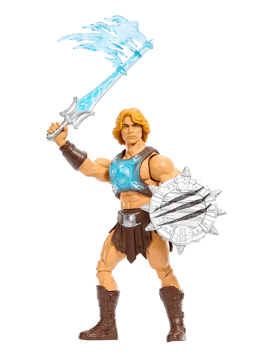 Motu - He-Man Power Sword Slash Feature Figure Toy, 5.5 Inch Twist & Release Action - kangelaskujukesed - multicolor - 3