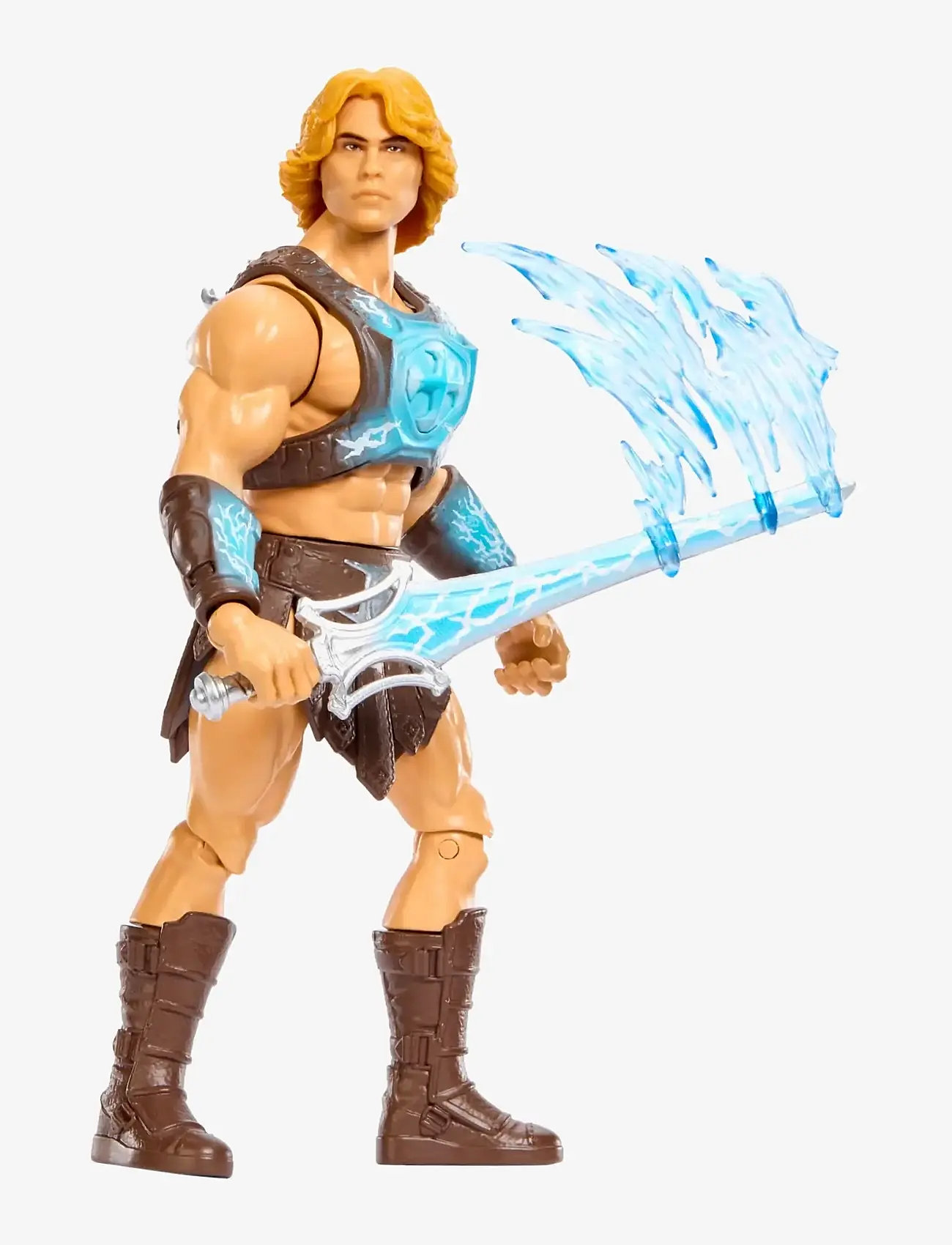 Motu - He-Man Power Sword Slash Feature Figure Toy, 5.5 Inch Twist & Release Action - actionfigurer - multicolor - 4
