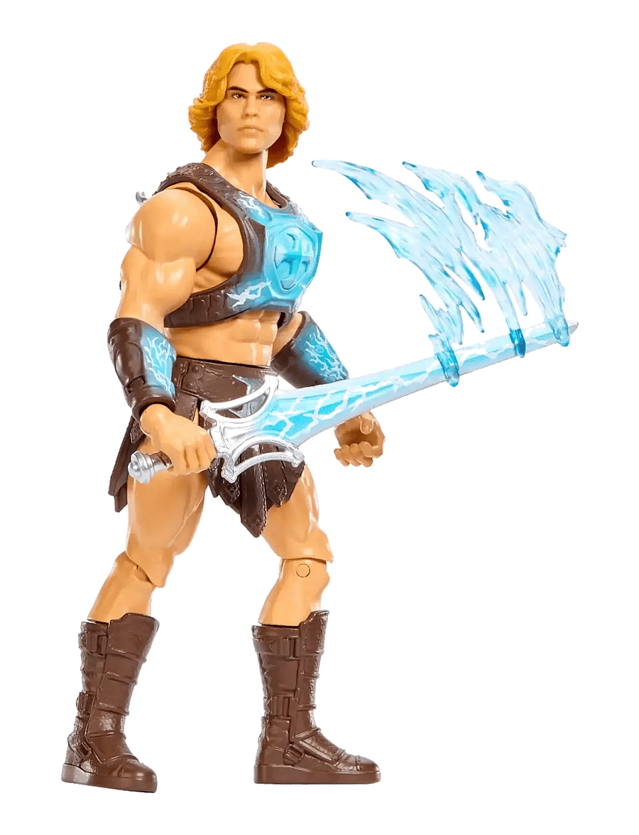 Motu - He-Man Power Sword Slash Feature Figure Toy, 5.5 Inch Twist & Release Action - kangelaskujukesed - multicolor - 4