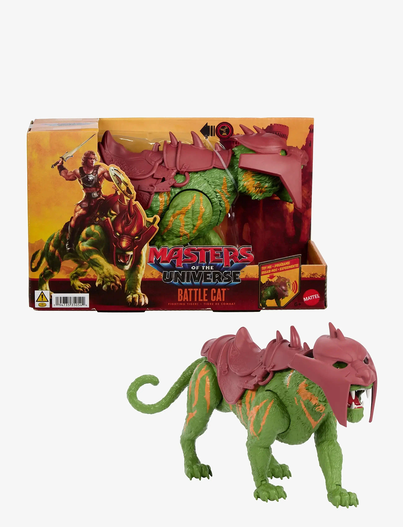 Motu - 2026 Movie Battle Cat Creature Figure with Chomp & Roar, 5.5 Inch Scale - action-figuren - multicolor - 1