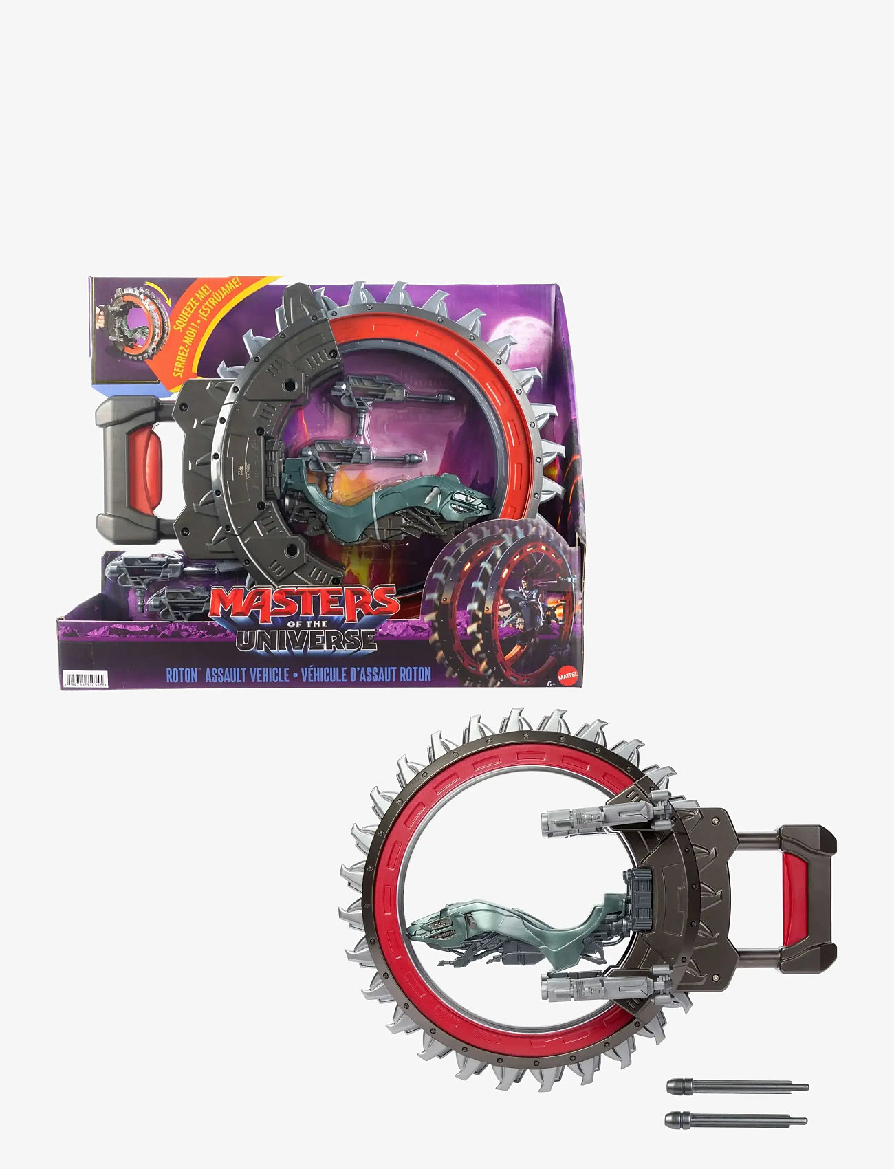 Motu - 2026 Movie Roton Vehicle 5.5 Inch Scale, 2 Rotating Blades & 2 Sets Blasters - action-figuren - multicolor - 1
