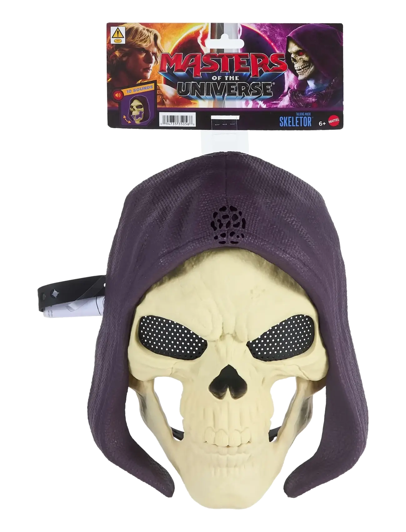 Motu Skeletor Mask, 2026 Movie Look, Lights & Sounds Roleplay Costume Face Cover - Inspiration - MULTICOLOR / purple