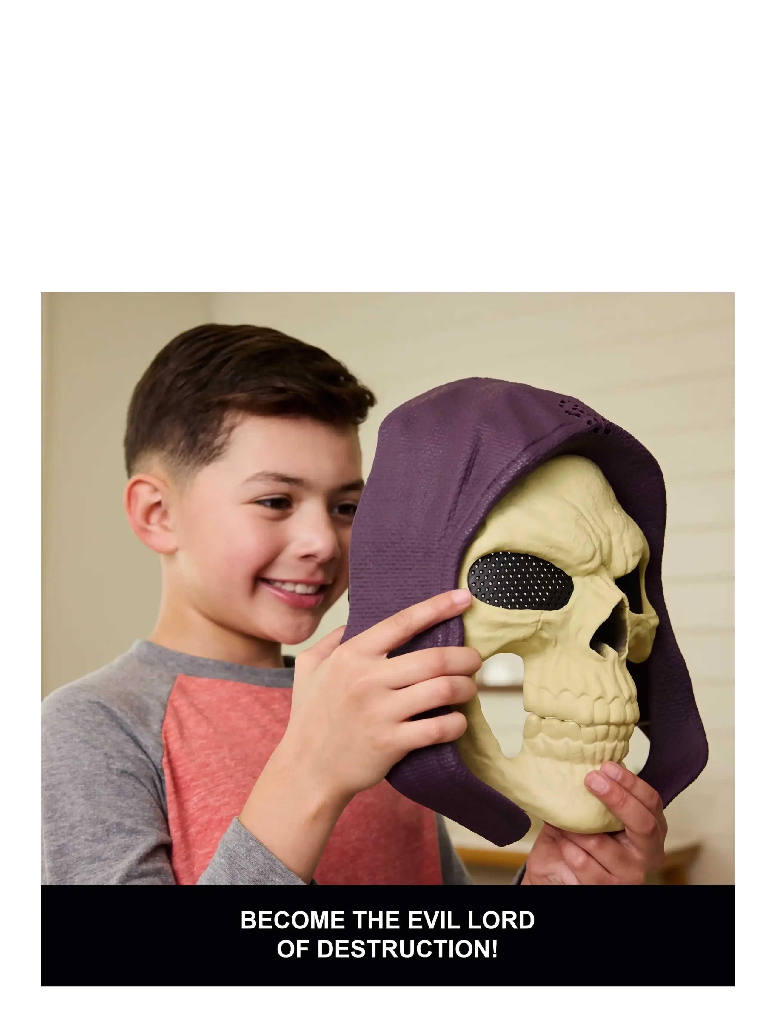 Motu - Skeletor Mask, 2026 Movie Look, Lights & Sounds Roleplay Costume Face Cover - kostüm-zubehör - multicolor - 5