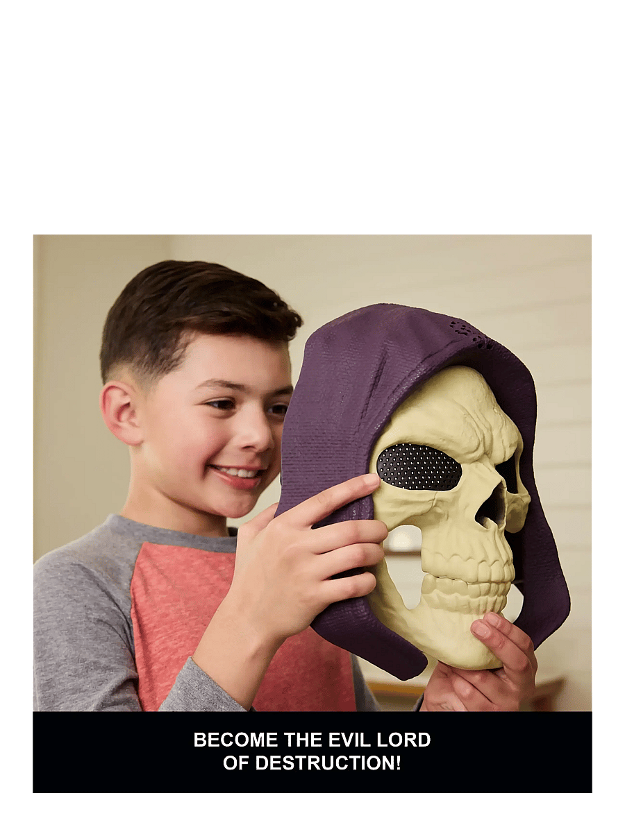 Motu - Skeletor Mask, 2026 Movie Look, Lights & Sounds Roleplay Costume Face Cover - kostüm-zubehör - multicolor - 5
