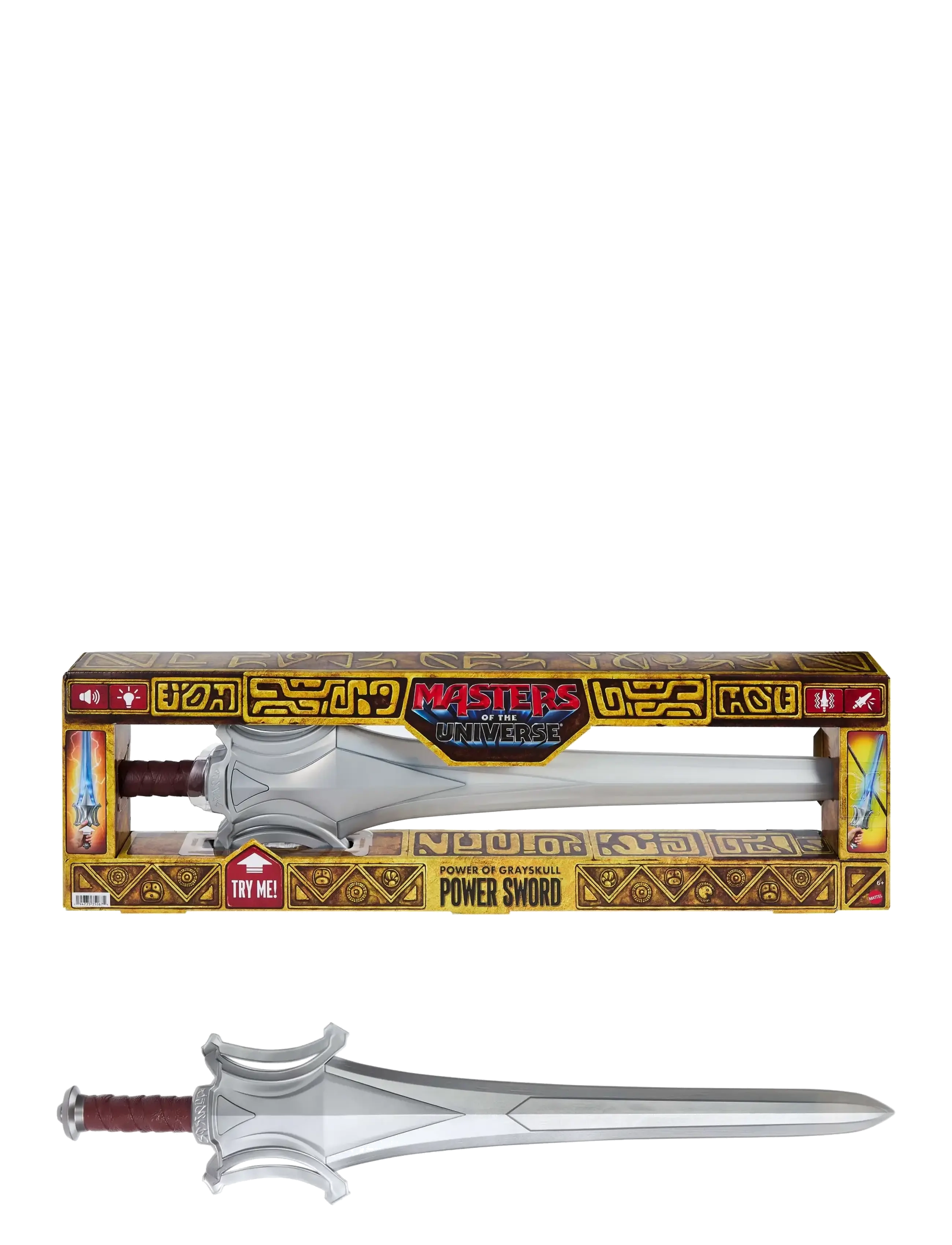 Motu 2026 Movie Powers Grayskull Sword, Lights, Sounds & Vibration, Role Play Toy - Spielzeug - MULTICOLOR / silver