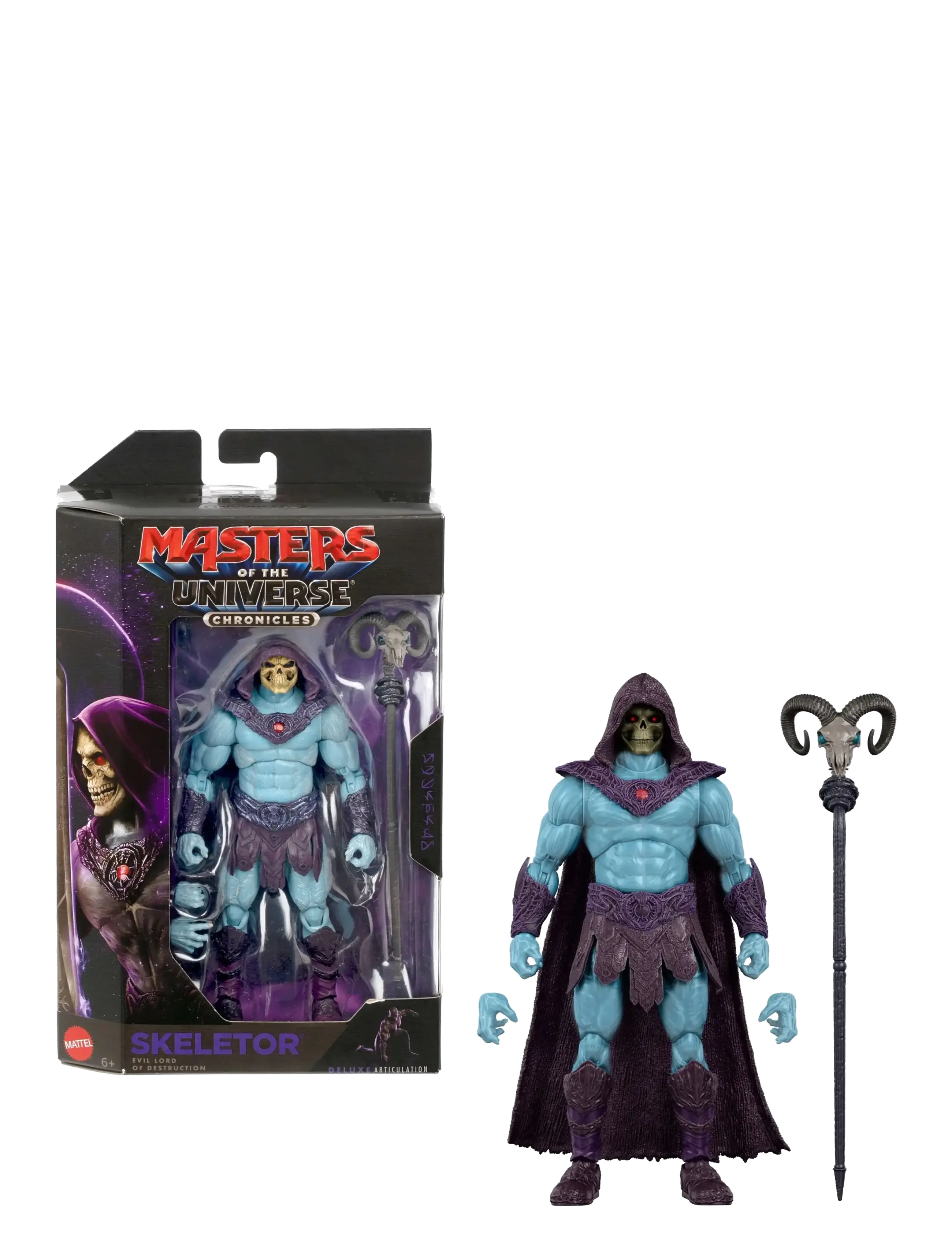 Motu 2026 Movie Accurate Chronicles Skeletor 6.5 Inch Action Figure Villain, Børn, Action Figures, Blå, Str: ONE SIZE