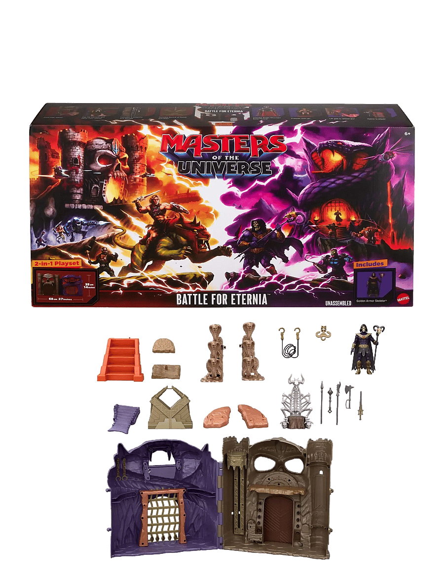 Motu - Battle for Eternia Playset, Castle Grayskull, Snake Mountain & Skeletor - spiel-sets - multicolor - 1