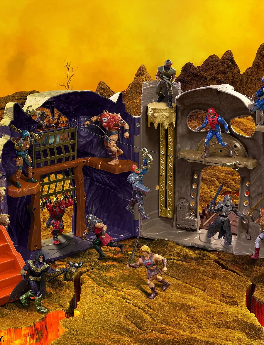 Motu - Battle for Eternia Playset, Castle Grayskull, Snake Mountain & Skeletor - spiel-sets - multicolor - 0