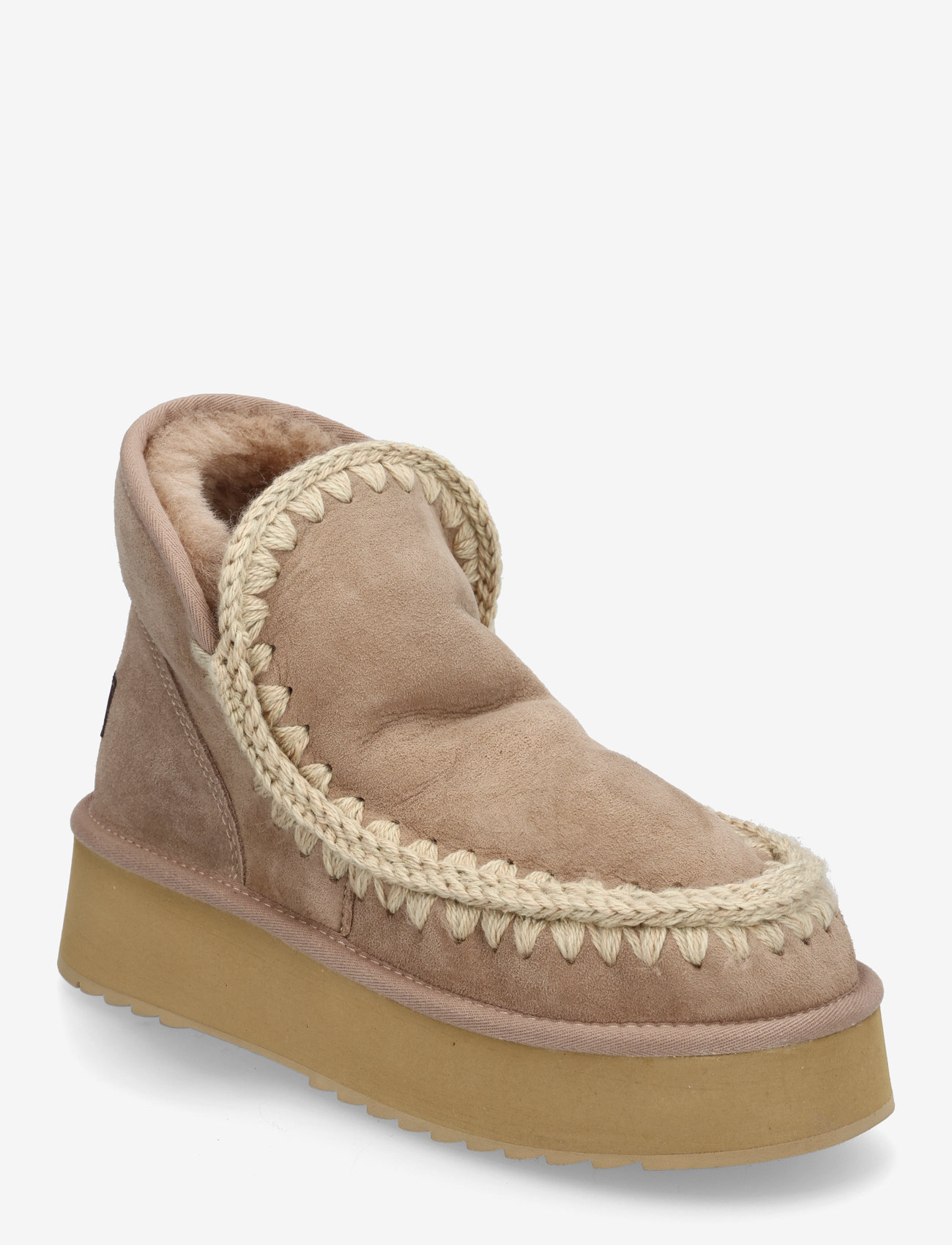 MOU - Mini Eskimo Platform Boot - camel - 0