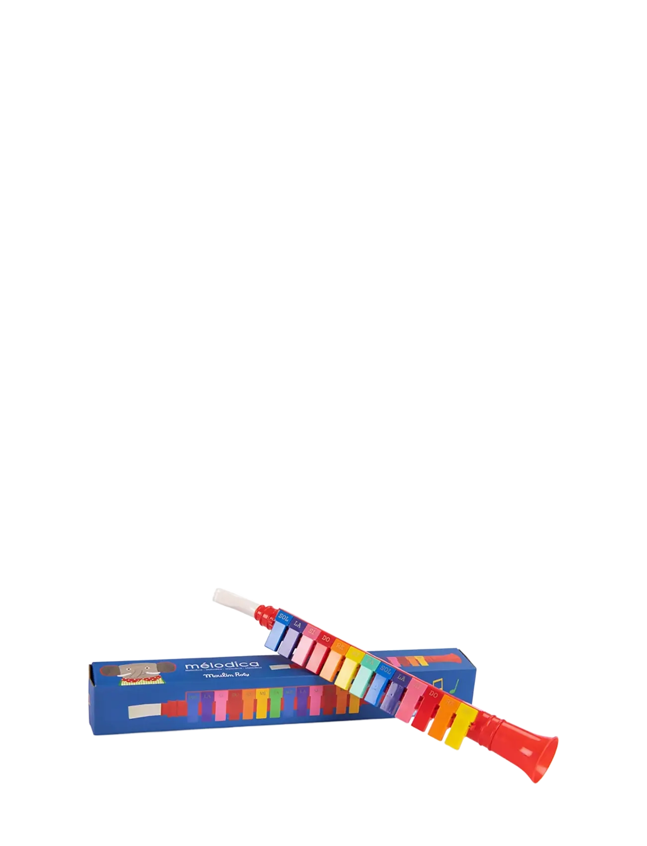 Moulin Roty Melodica - Les Popipop - Musikinstrument - RED / multi