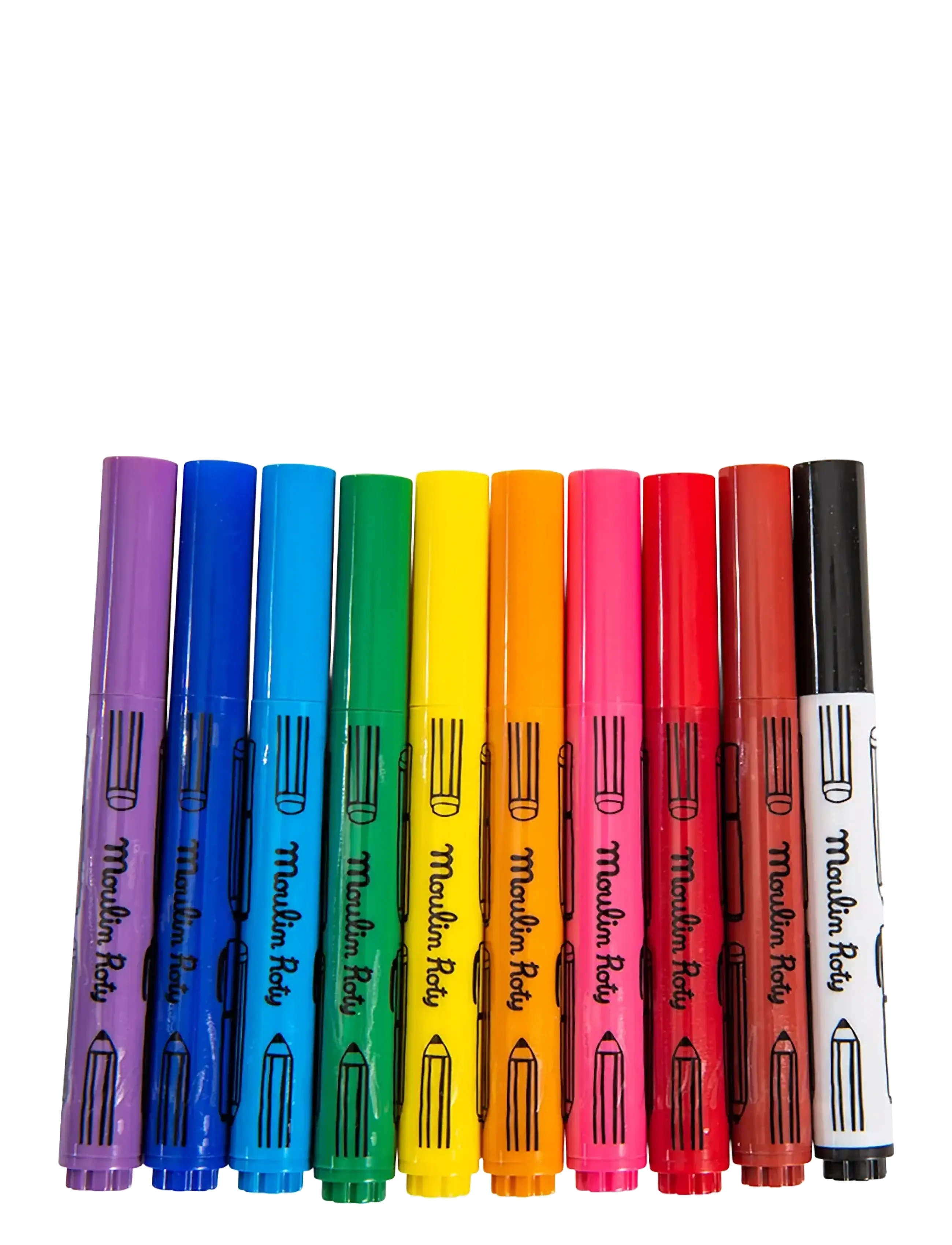 Moulin Roty - My First Felt Tip Pens - Les Popipop - blyanter - multi - 1