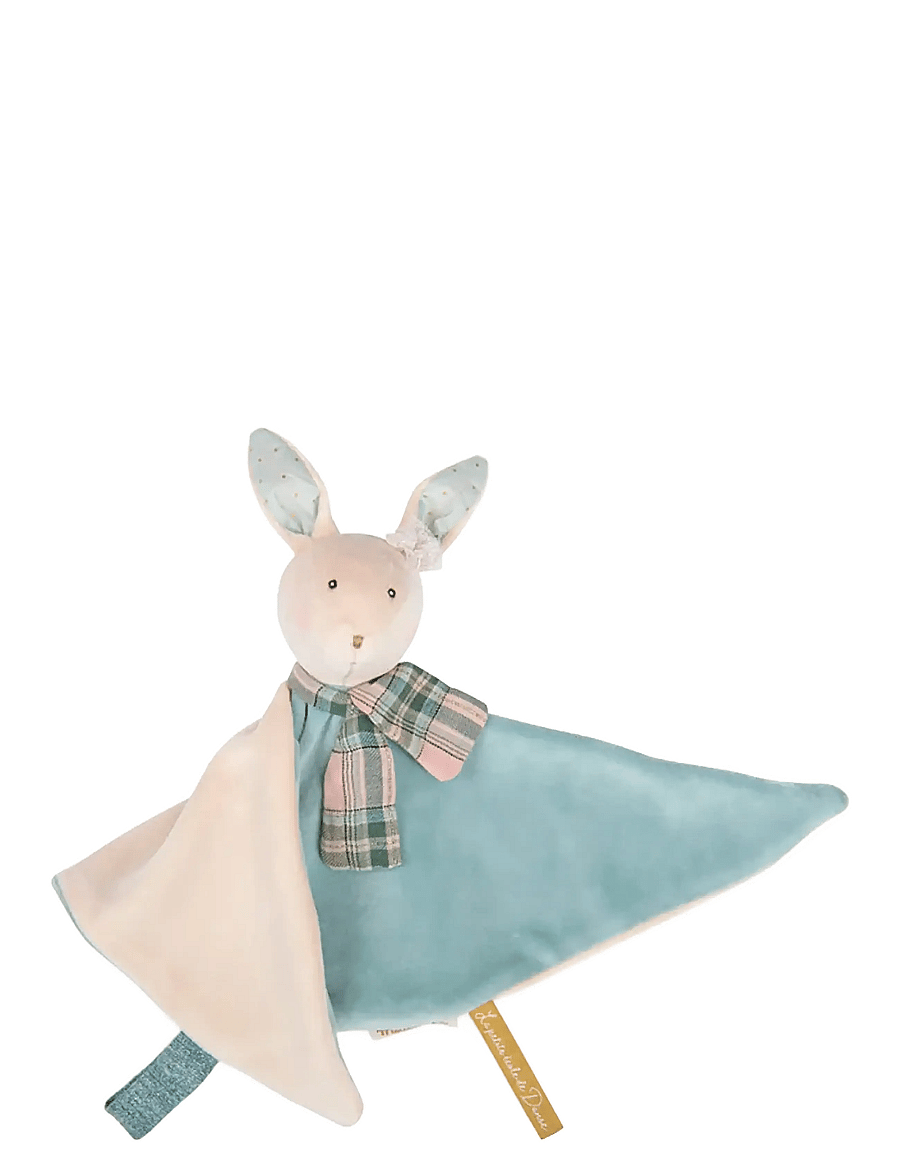 Moulin Roty - Comforter - Rabbit - La Petite Ecole de Danse - snuttefiltar - turqouise - 0
