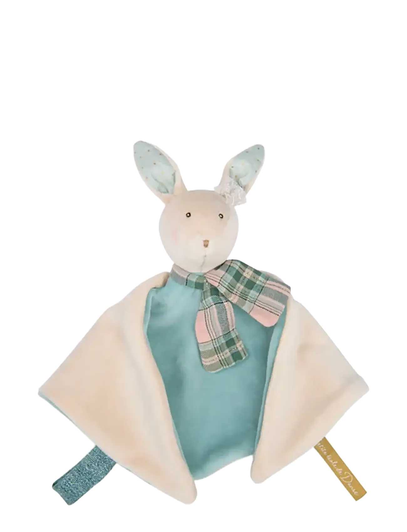 Moulin Roty - Comforter - Rabbit - La Petite Ecole de Danse - snuttefiltar - turqouise - 1