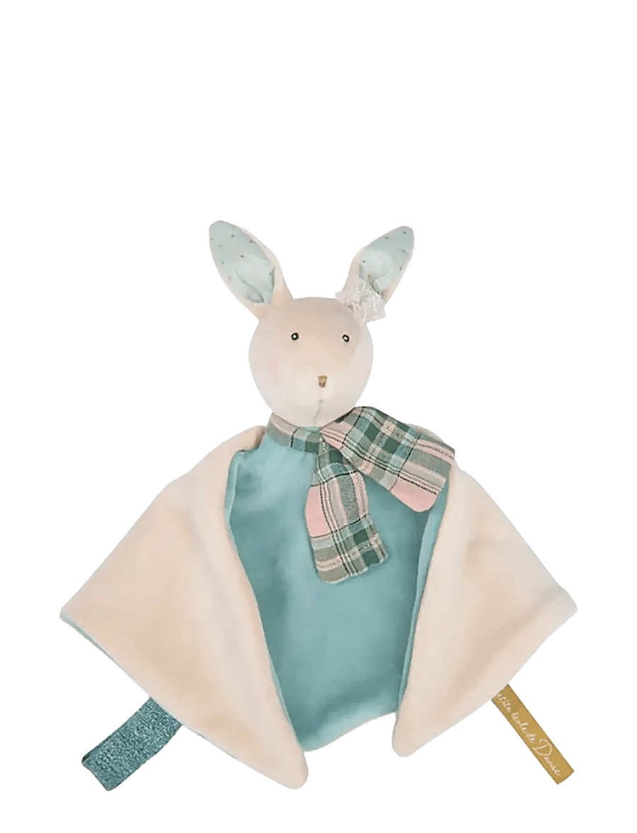 Moulin Roty - Comforter - Rabbit - La Petite Ecole de Danse - snuttefiltar - turqouise - 1