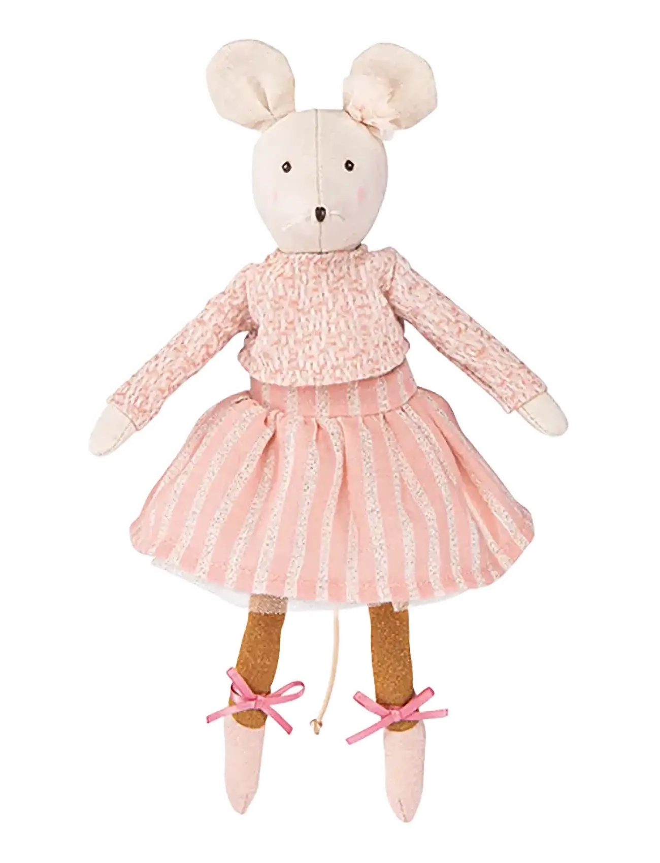 Moulin Roty Ballerina Mouse - Anna 28 cm - Tøjdyr - PINK / pink/rose
