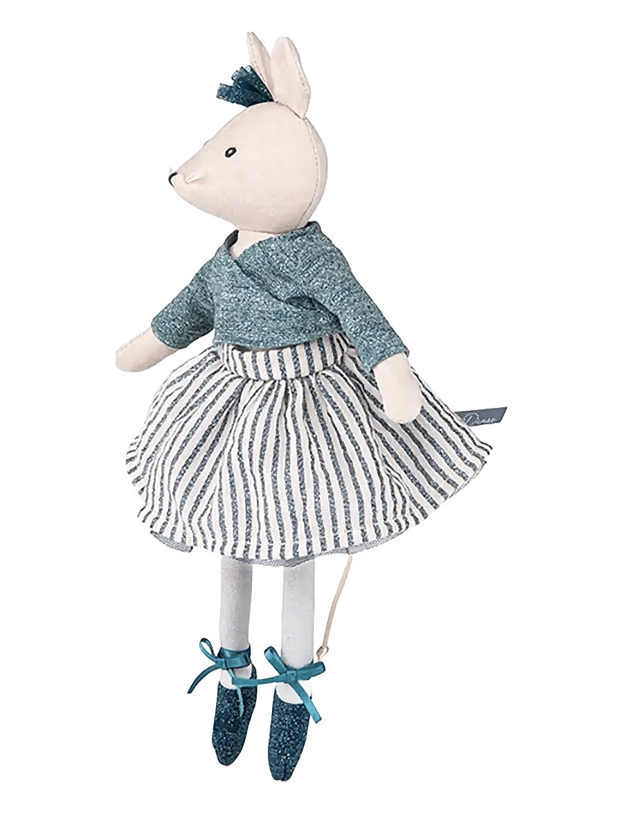 Moulin Roty - Ballerina Mouse - Charlotte 30 cm - mjukisdjur - green - 2