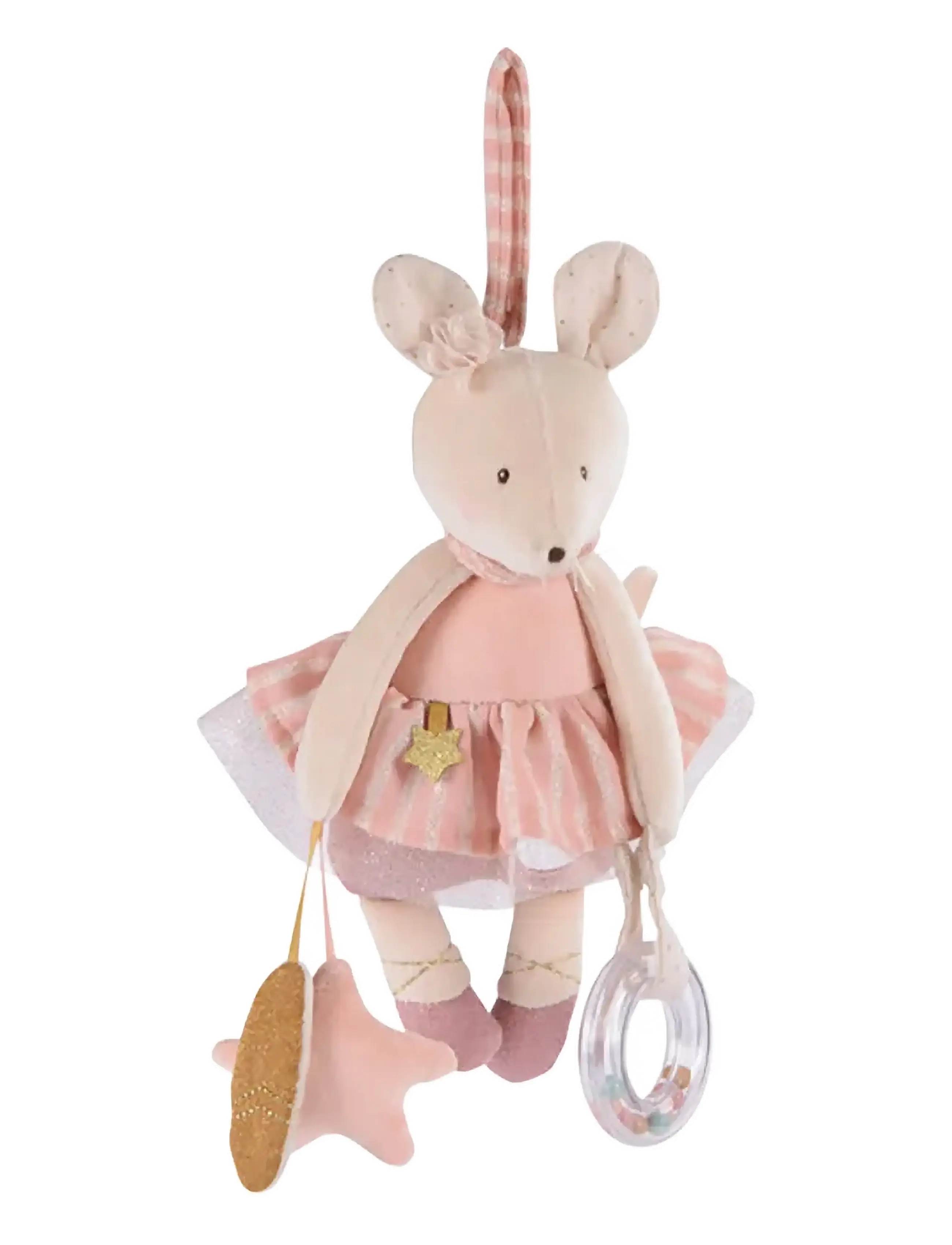 Moulin Roty Activity Mouse - Hanging - La Petite Ecole De Danse, One Size, Multi/patterned, Baby Legetøj > Rattles, Børn
