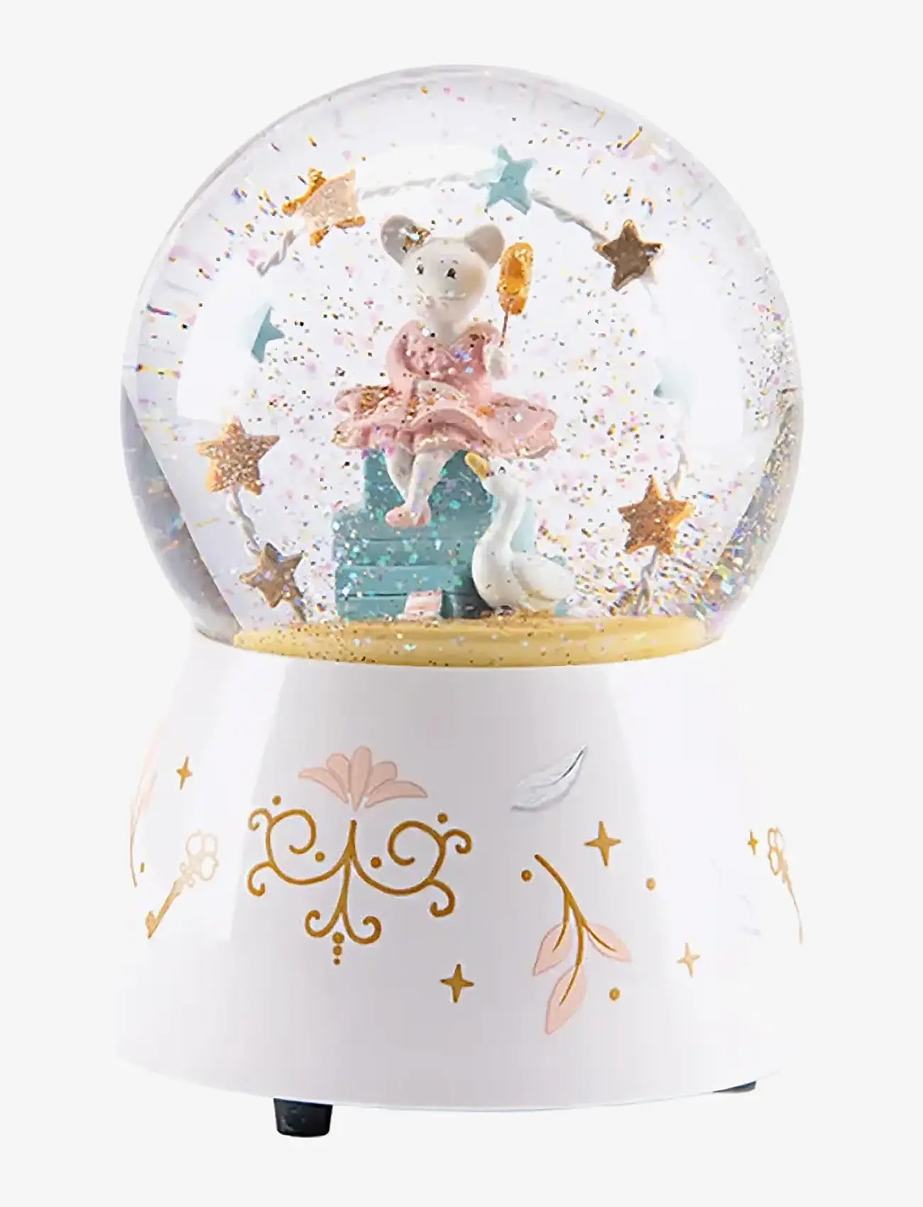 Moulin Roty - Musical Snow Globe - La petite école de danse - snekugler - white - 0