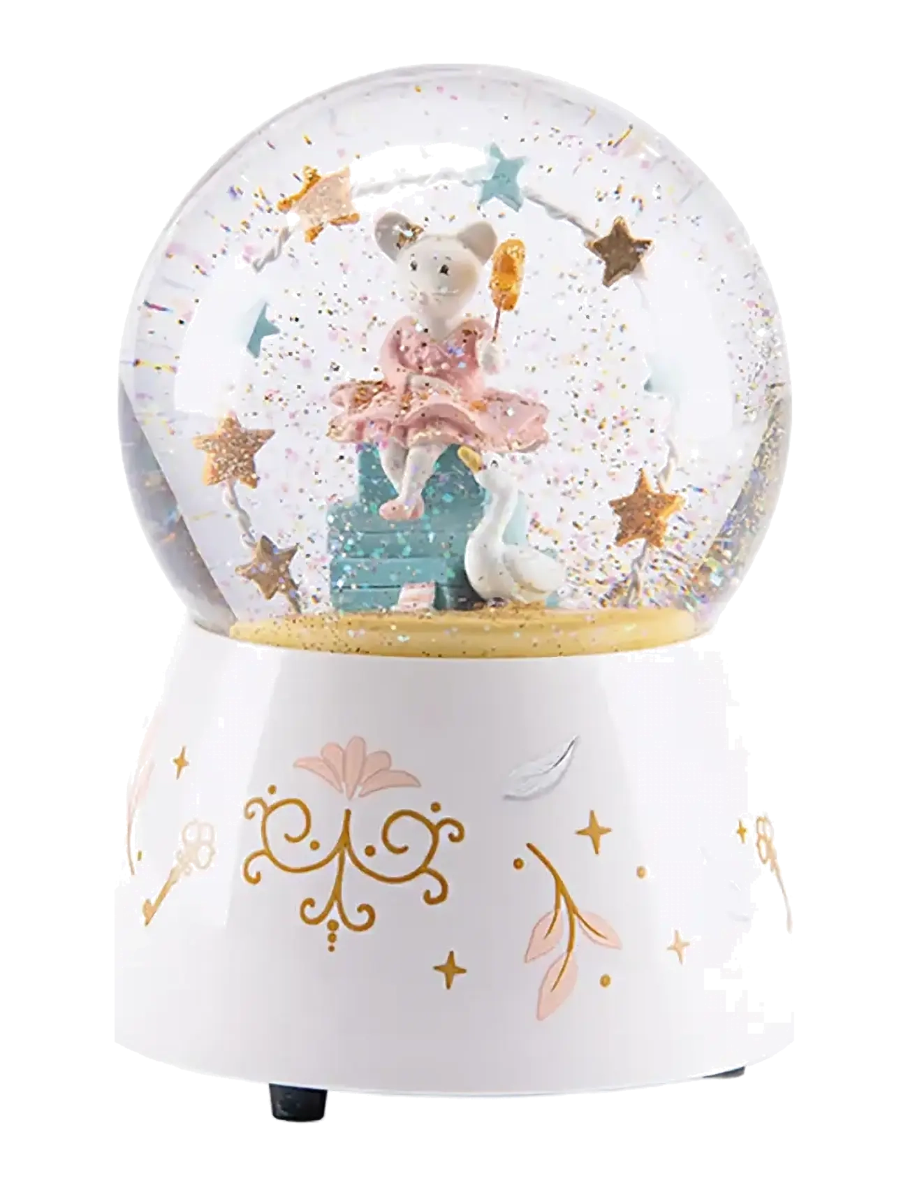 Moulin Roty Musical Snow Globe - La petite école de danse - Julepynt - WHITE / multi