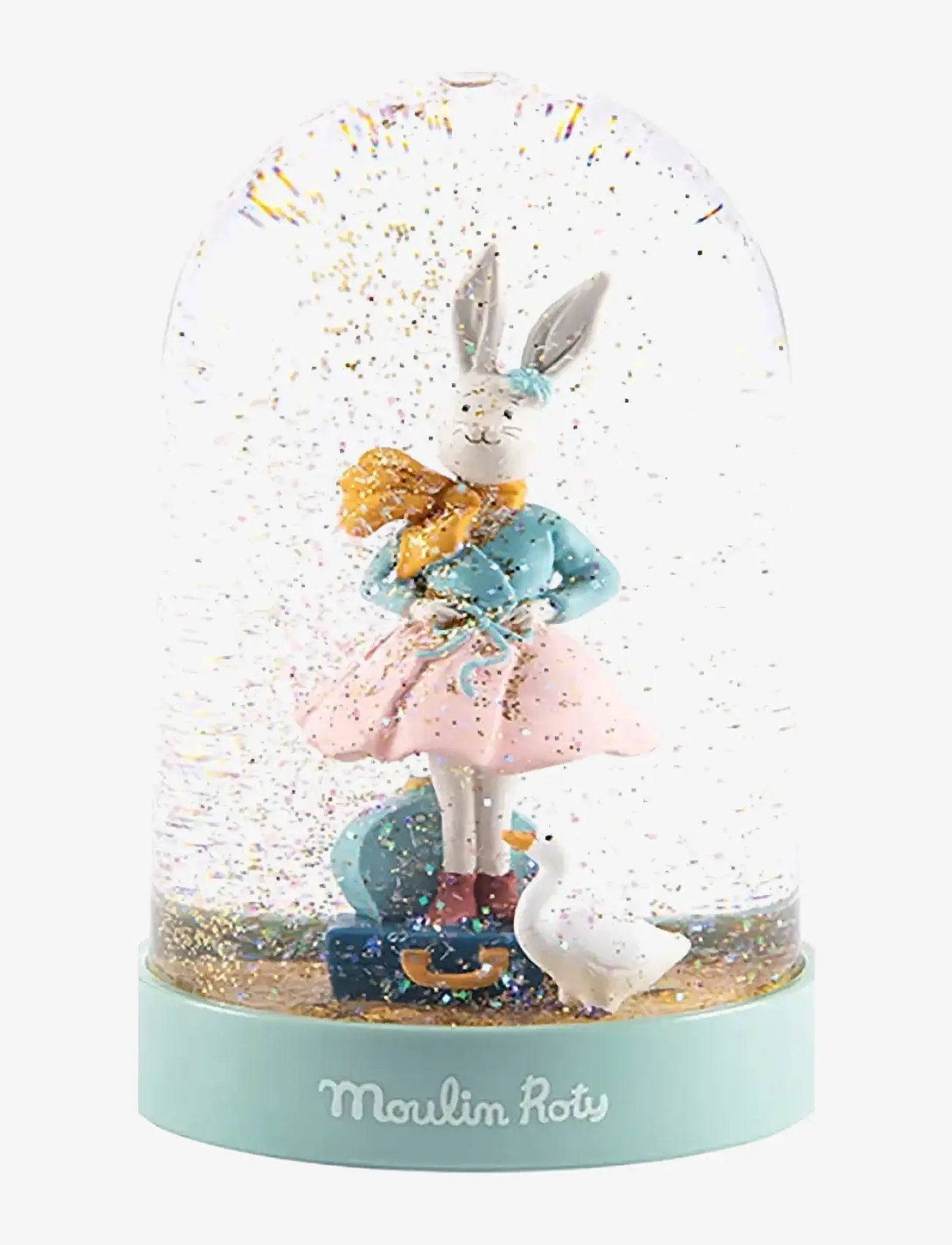 Moulin Roty - Snow Globe with Rabbit - La petite école de danse - snekugler - mint - 0