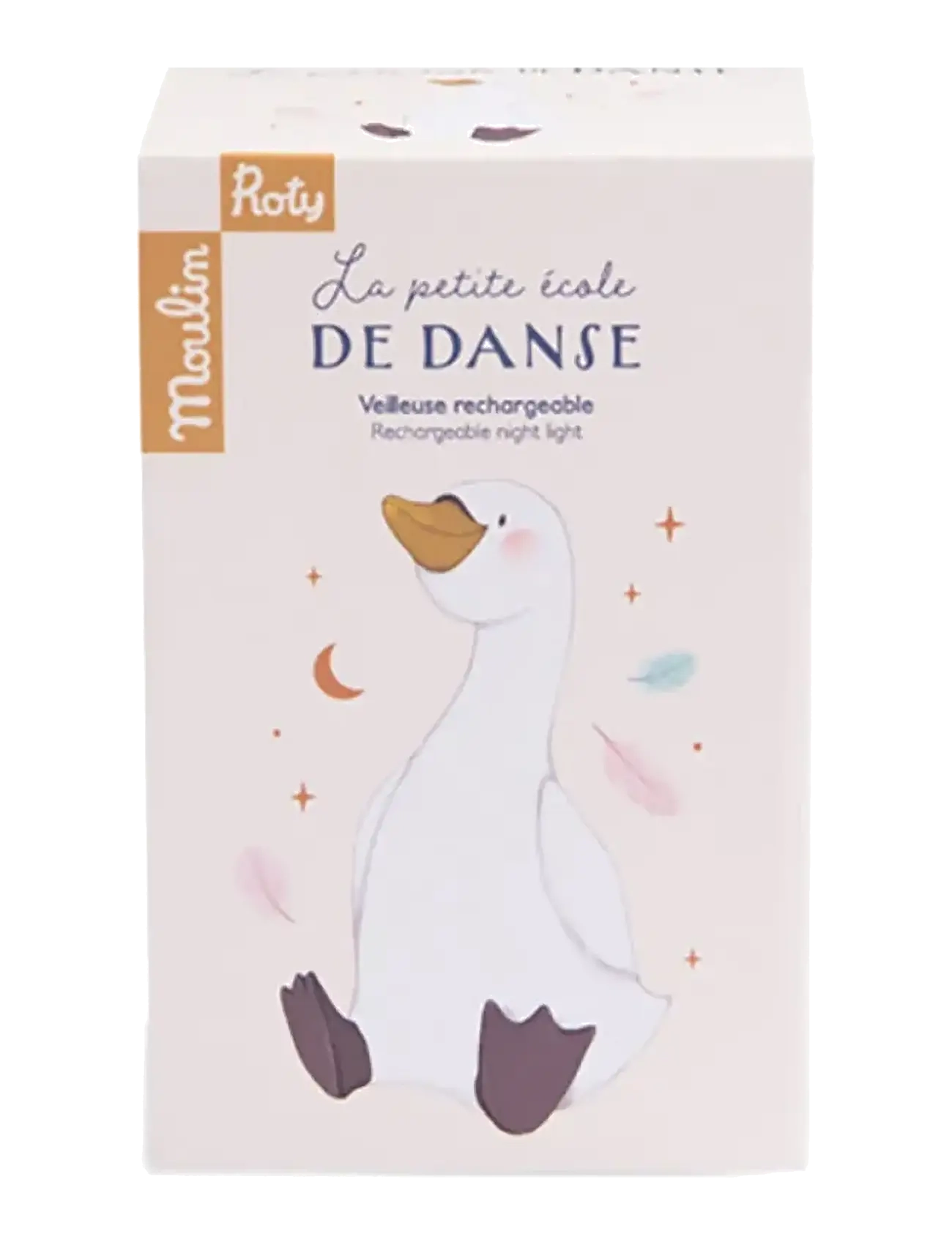 Moulin Roty - Night Light - Swan Baby (USB rechargeable) - La Petite Ecole de Danse - natlamper - white - 2