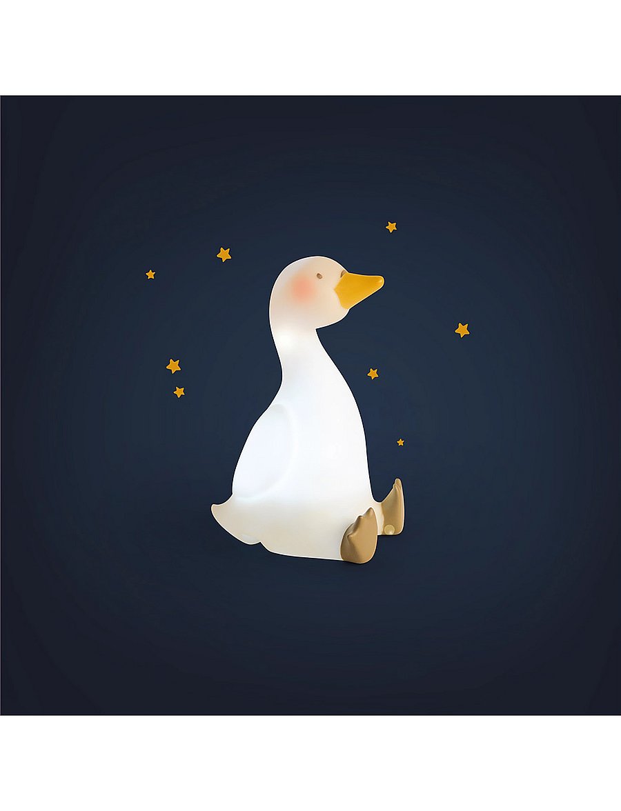 Moulin Roty - Night Light - Swan Baby (USB rechargeable) - La Petite Ecole de Danse - nattlampor - white - 0