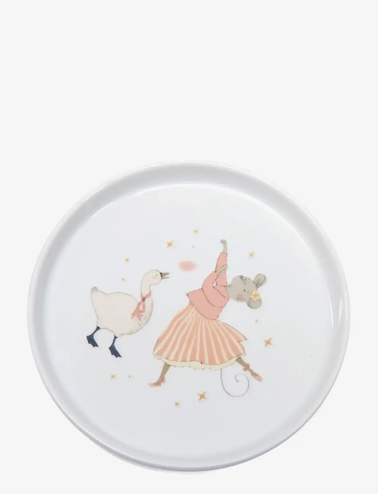Moulin Roty - Porcelain Dish Set - La Petite Ecole de Danse - tallerkner - white - 2