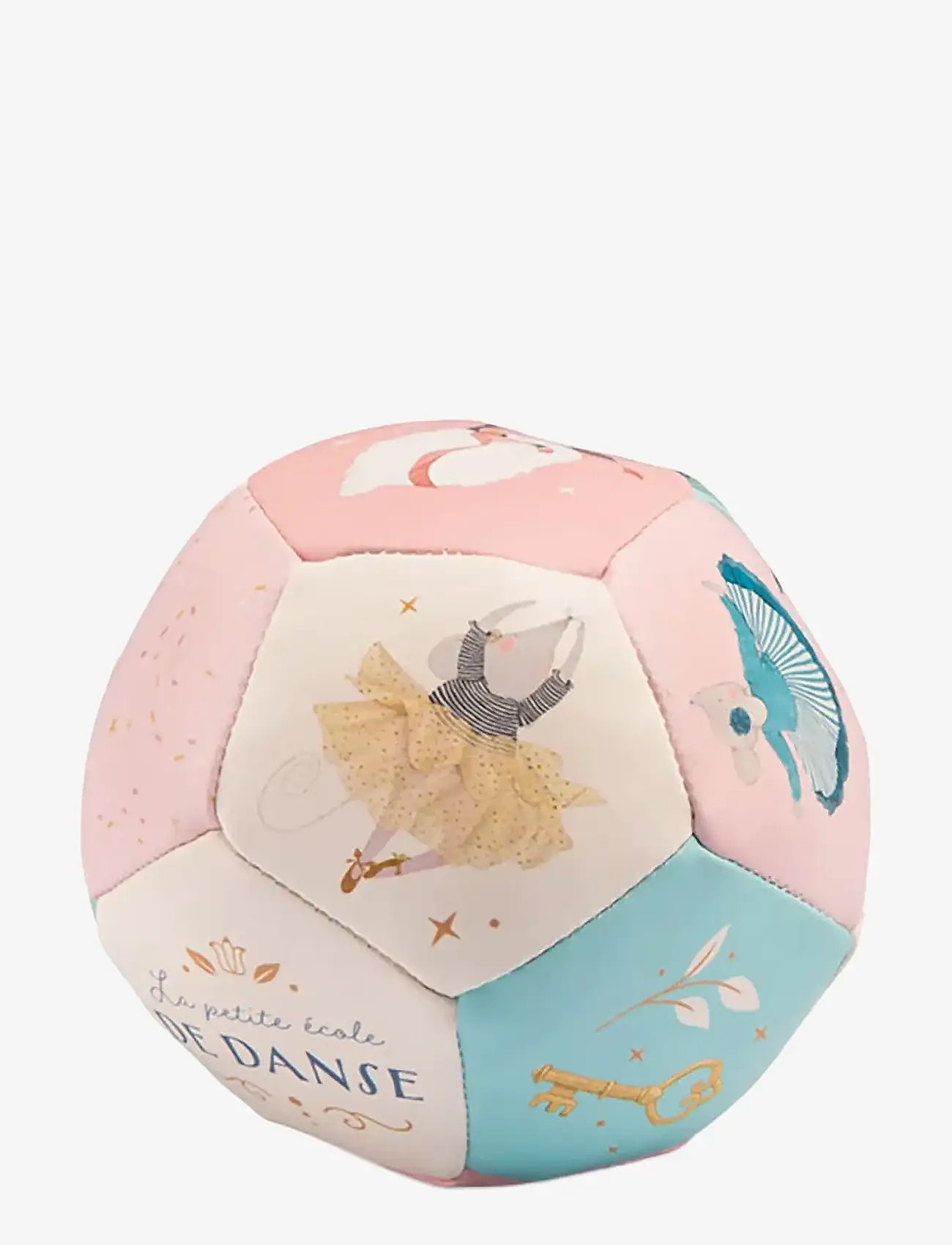 Moulin Roty - Soft Ball 10 cm - La Petite Ecole de Danse - fodbolde - pink - 0
