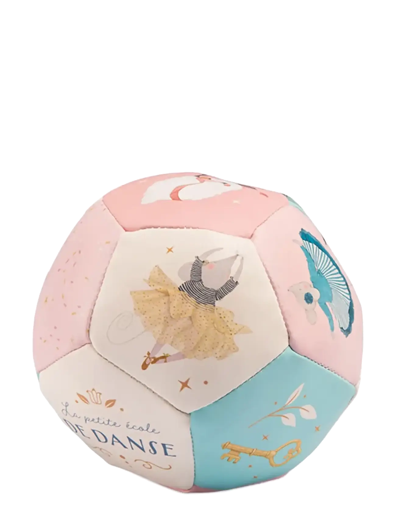 Moulin Roty Soft Ball 10 cm - La Petite Ecole de Danse - Sportsudstyr - PINK / pink/rose