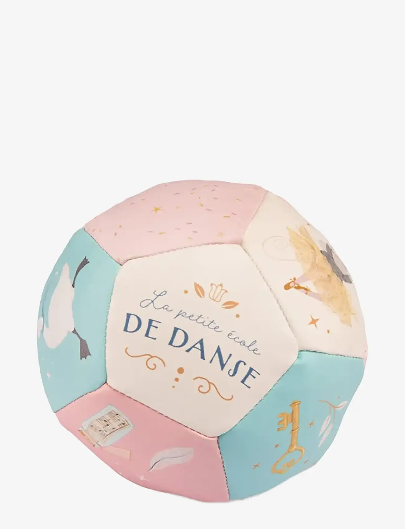 Moulin Roty - Soft Ball 10 cm - La Petite Ecole de Danse - fodbolde - pink - 1