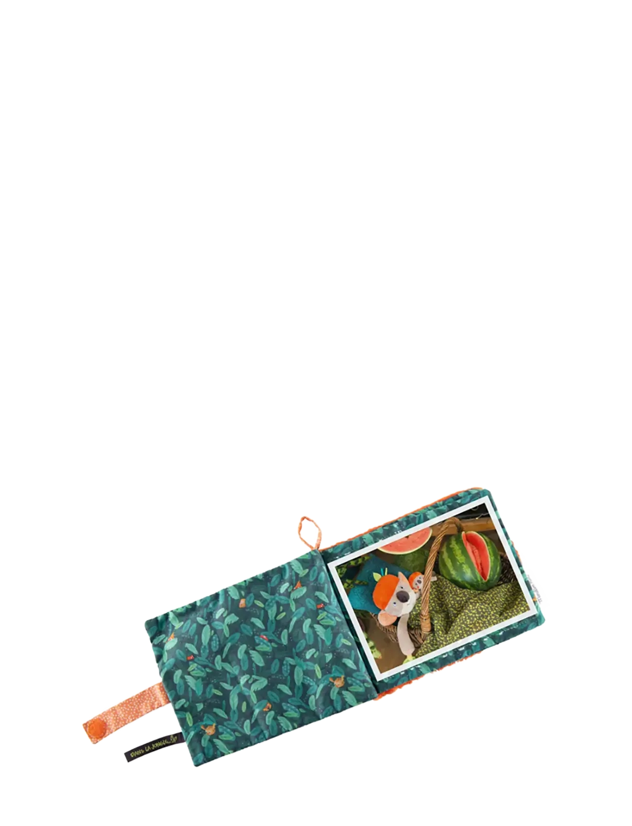 Moulin Roty - Soft Photo Album - Dans la Jungle - ungbarnabækur - green - 1