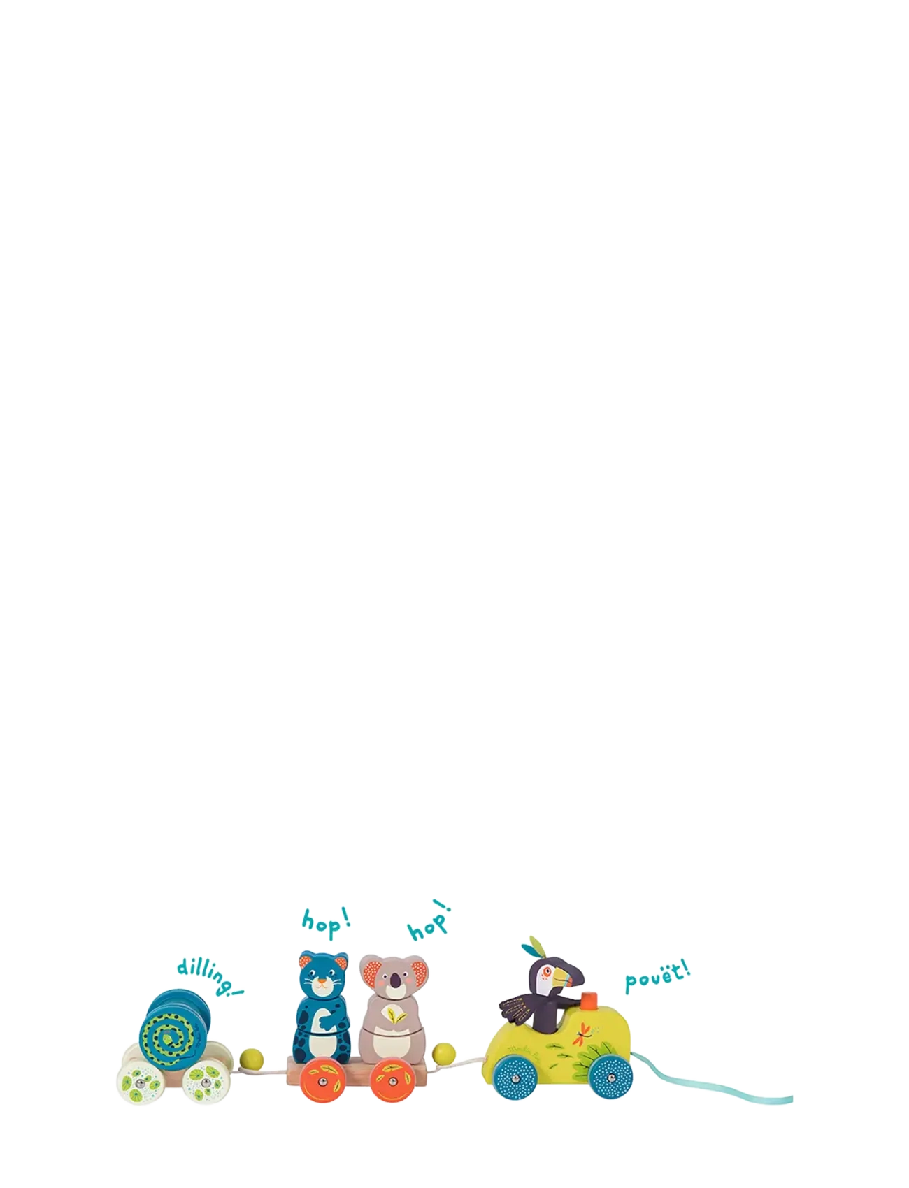 Moulin Roty Activity train - Træklegetøj - MULTI / multi