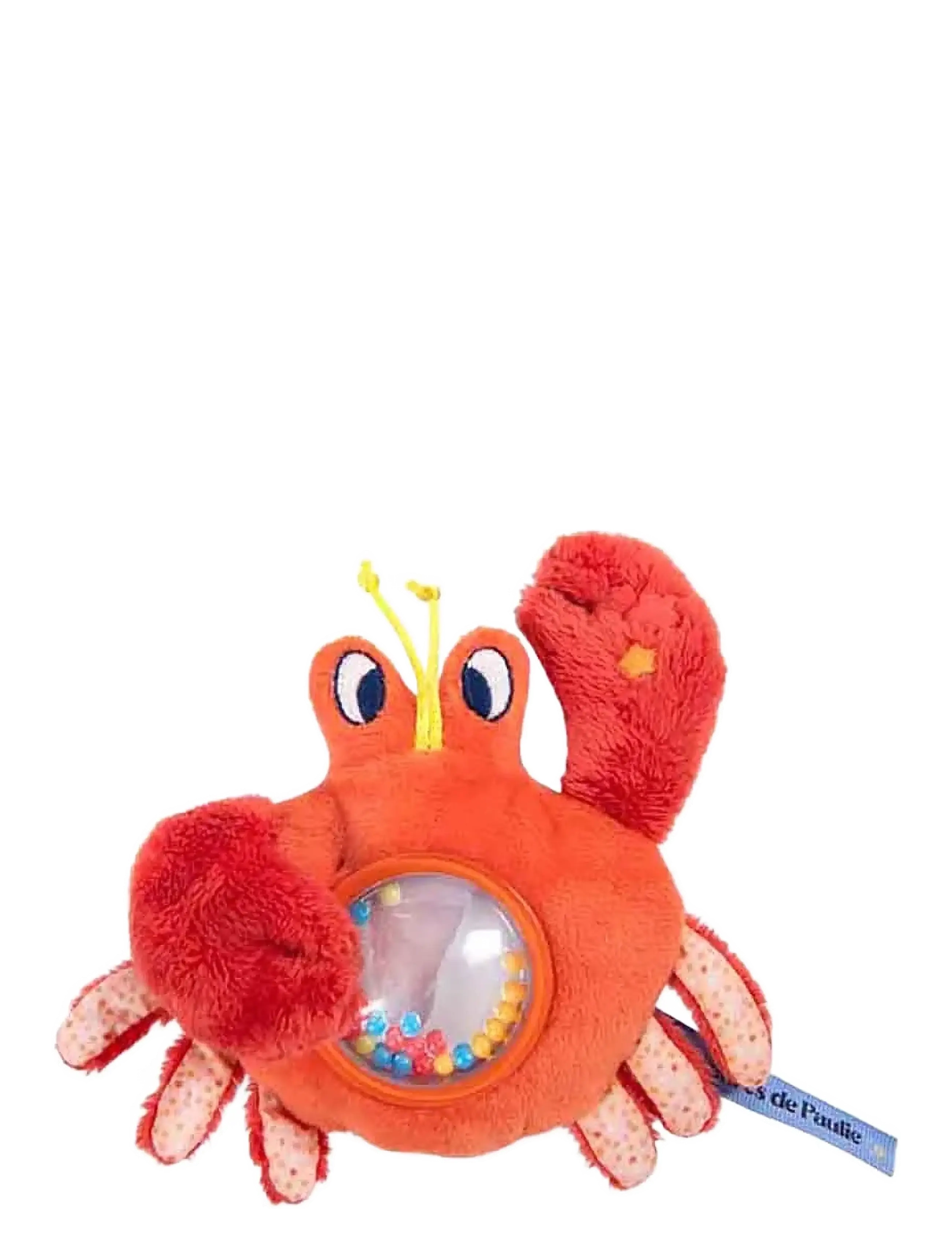 Moulin Roty - Crab Rattle - Les Aventures de Paulie - skallror - red - 2