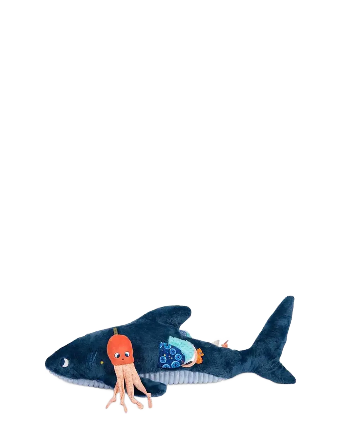 Moulin Roty Large Activity Shark 58 Cm Les Aventures De Paulie, Børn, Stuffed Dyr, Multi/mønstret, Str: ONE SIZE