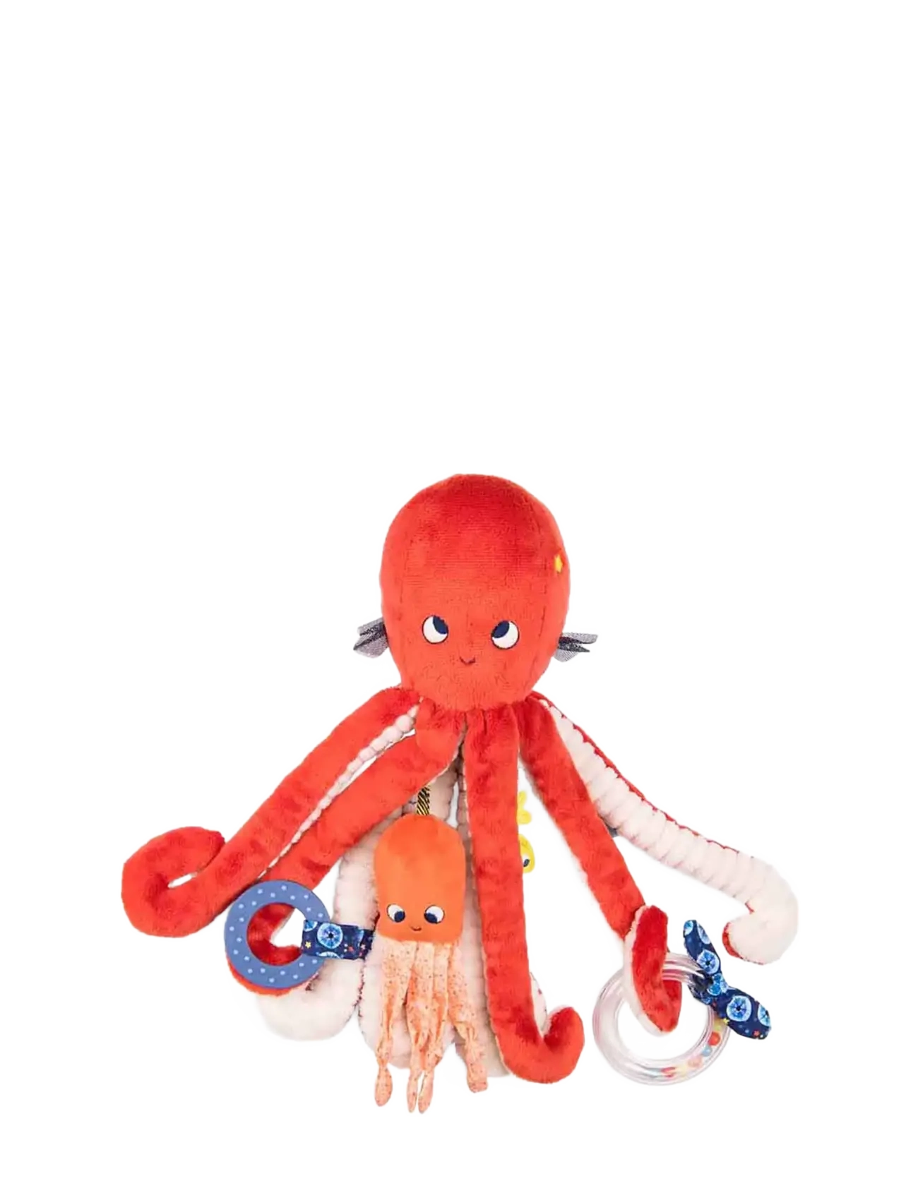 Moulin Roty - Activity Octopus 35 cm - Les Aventures de Paulie - gosedjur - red - 2