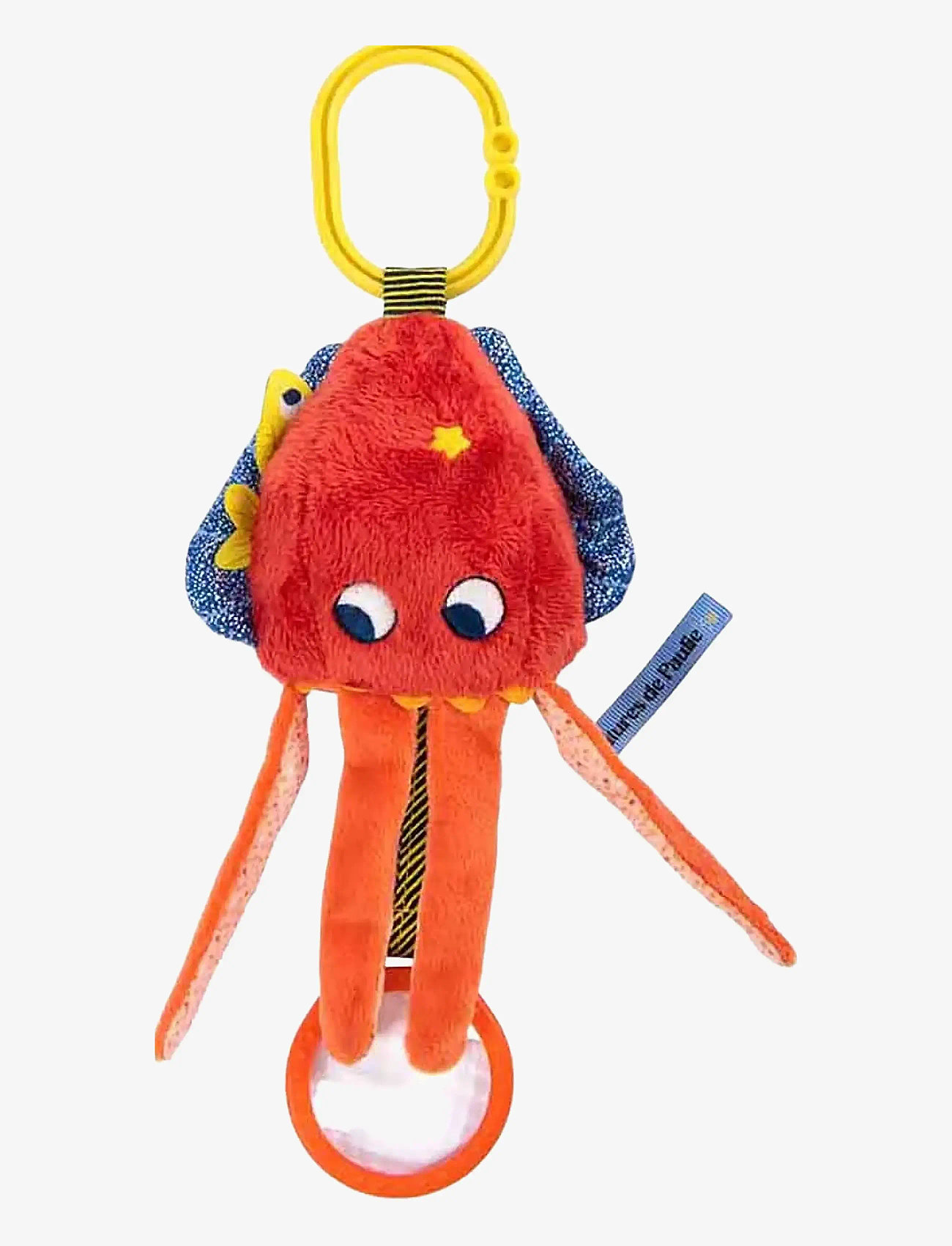 Moulin Roty - Activity Rattle - Cuttlefish - Les Aventures de Paulie - stuffed toys - red - 1
