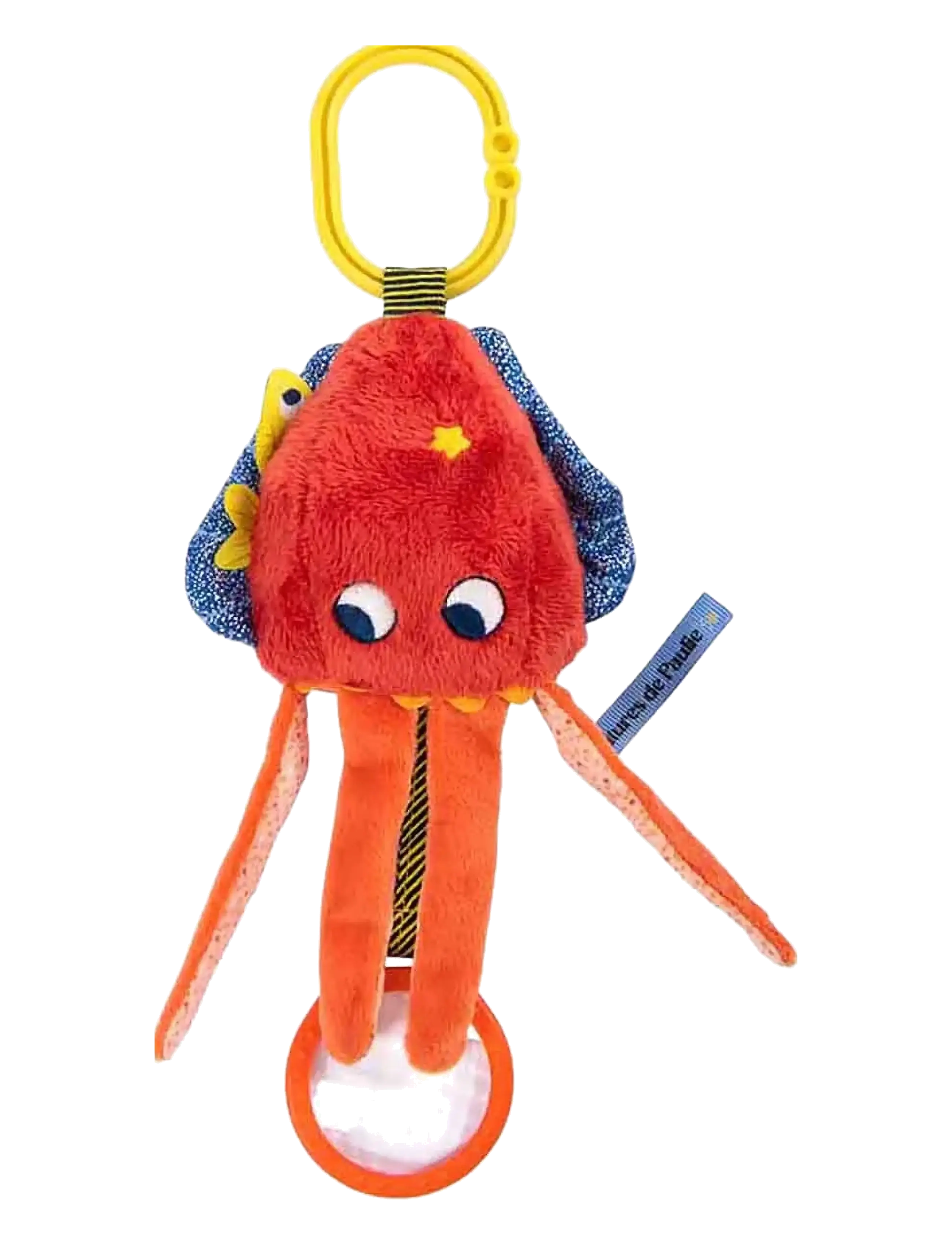 Moulin Roty - Activity Rattle - Cuttlefish - Les Aventures de Paulie - mjuka leksaker - red - 1