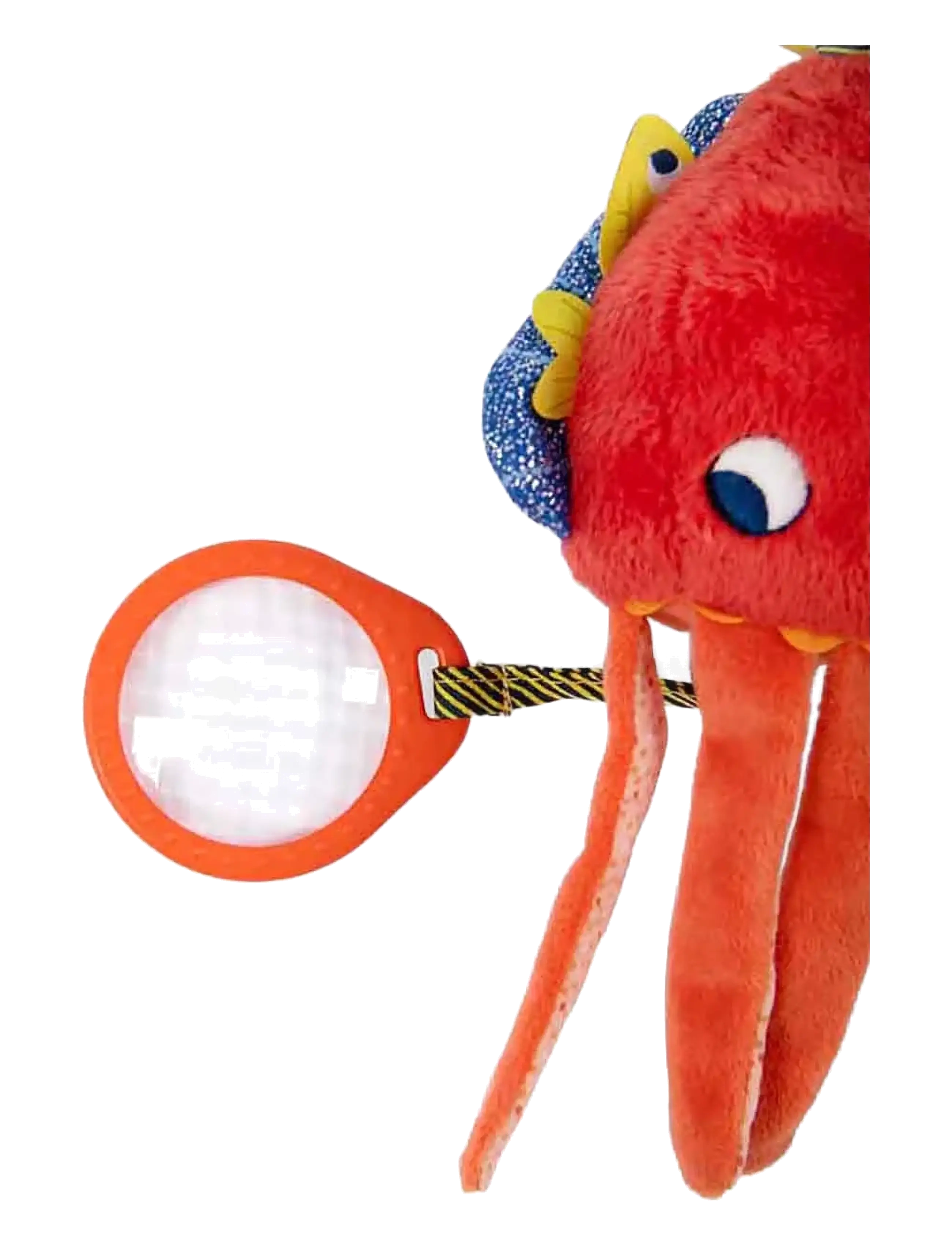 Moulin Roty - Activity Rattle - Cuttlefish - Les Aventures de Paulie - mjuka leksaker - red - 2
