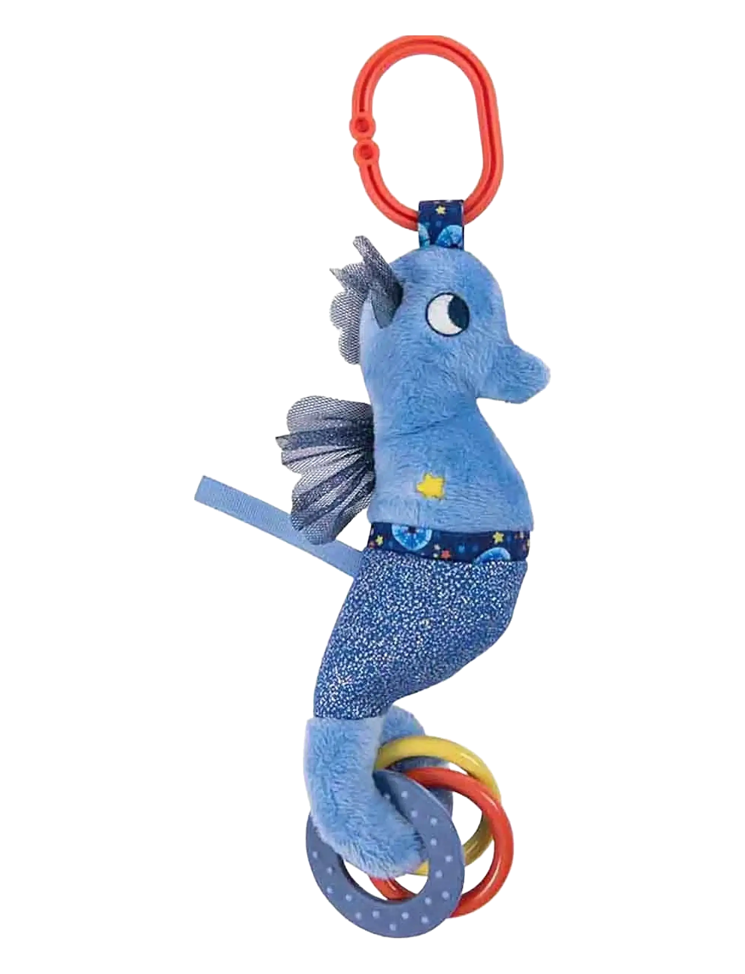 Moulin Roty - Activity Rattle - Sea Horse - Les Aventures de Paulie - rangler - blue - 1