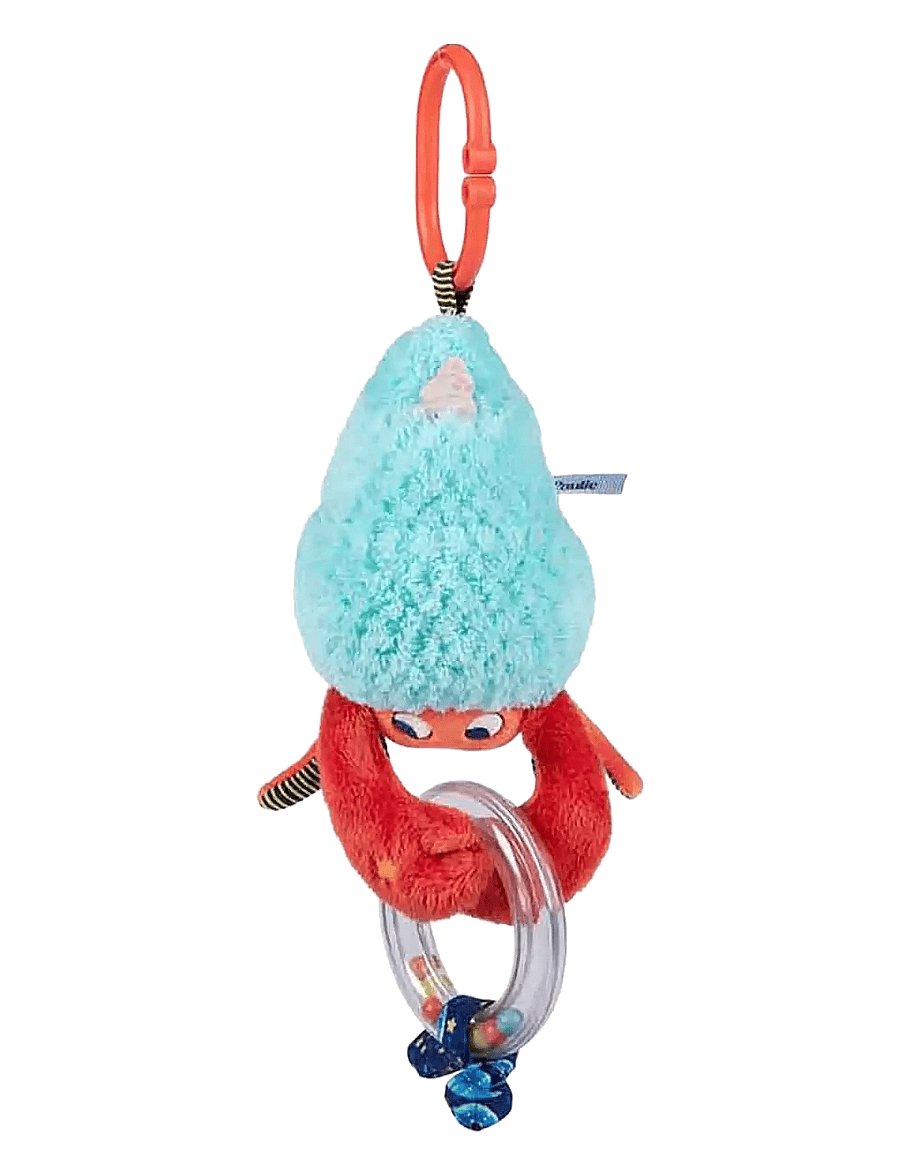 Moulin Roty - Activity Rattle - Hermit Crab - Les Aventures de Paulie - rangler - turqouise - 0